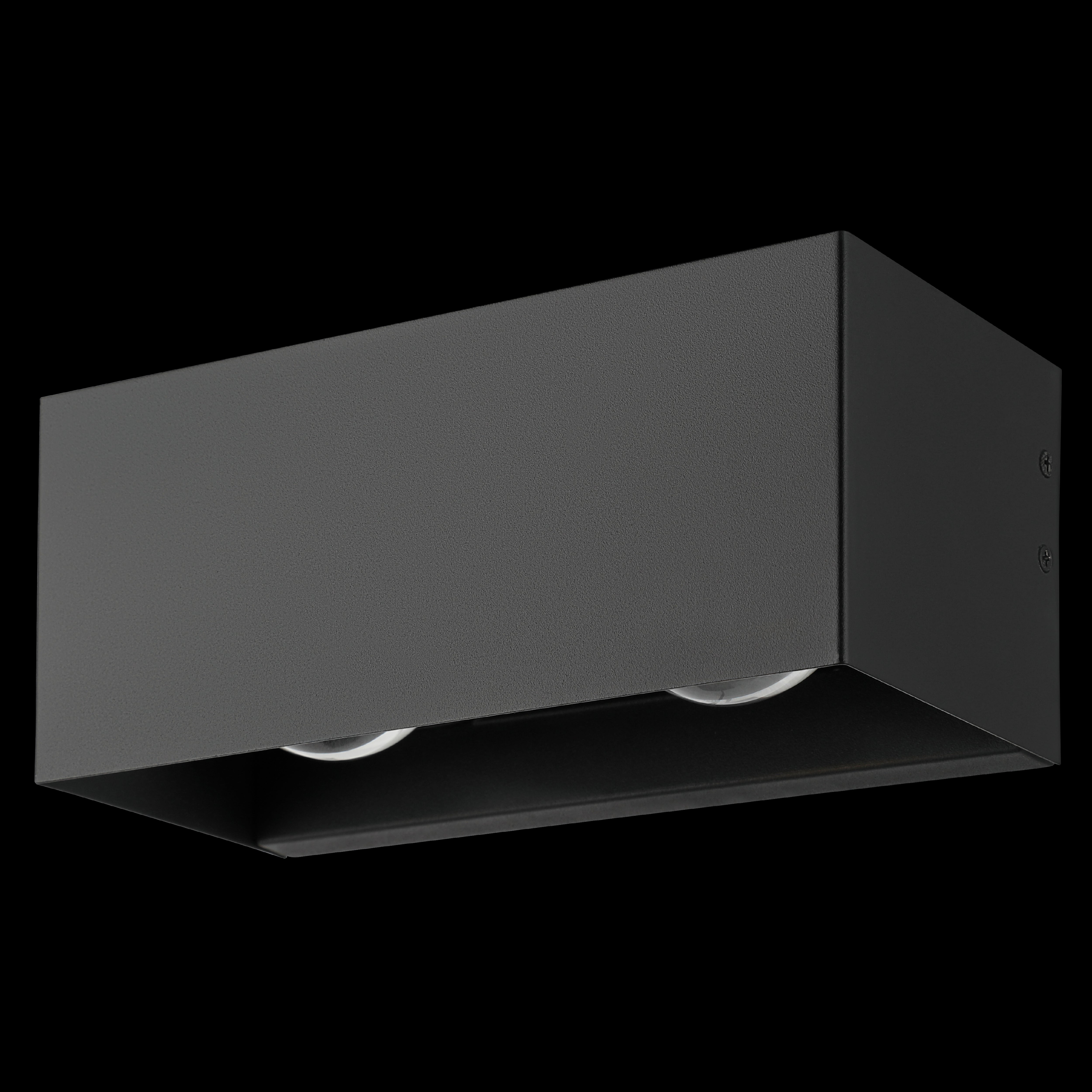 eglo lesmo black ip44 outdoor led wall light living room image