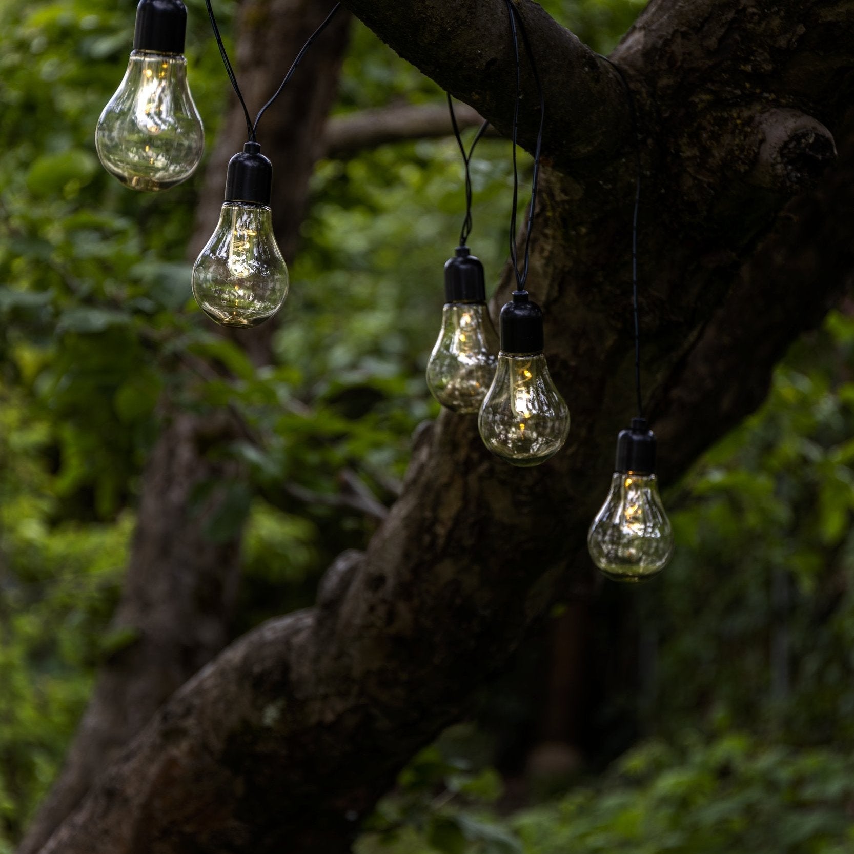 eglo libisa 10 light clear bulb festoon ip44 outdoor party set