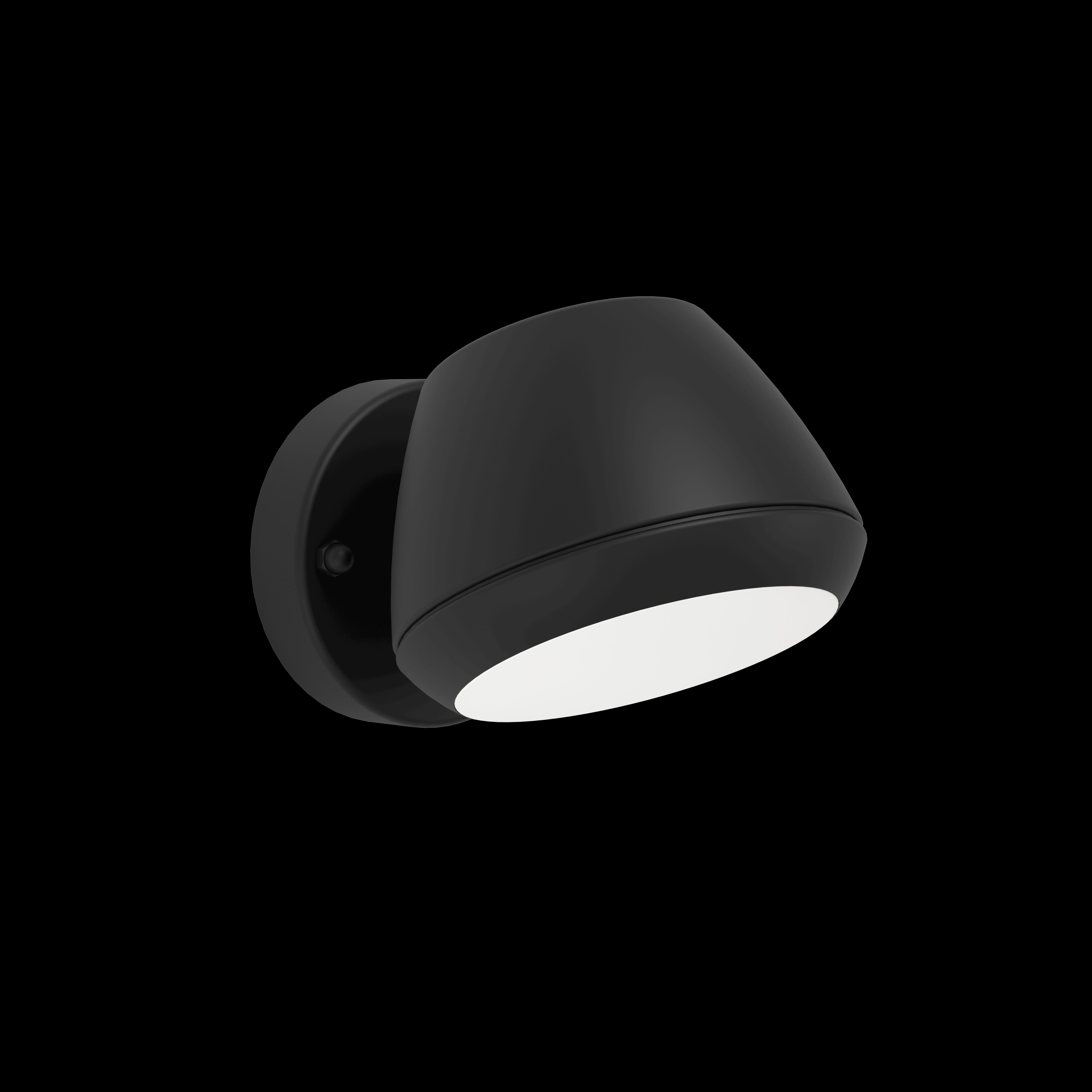 eglo nivarolo ip44 black outdoor wall light living room image