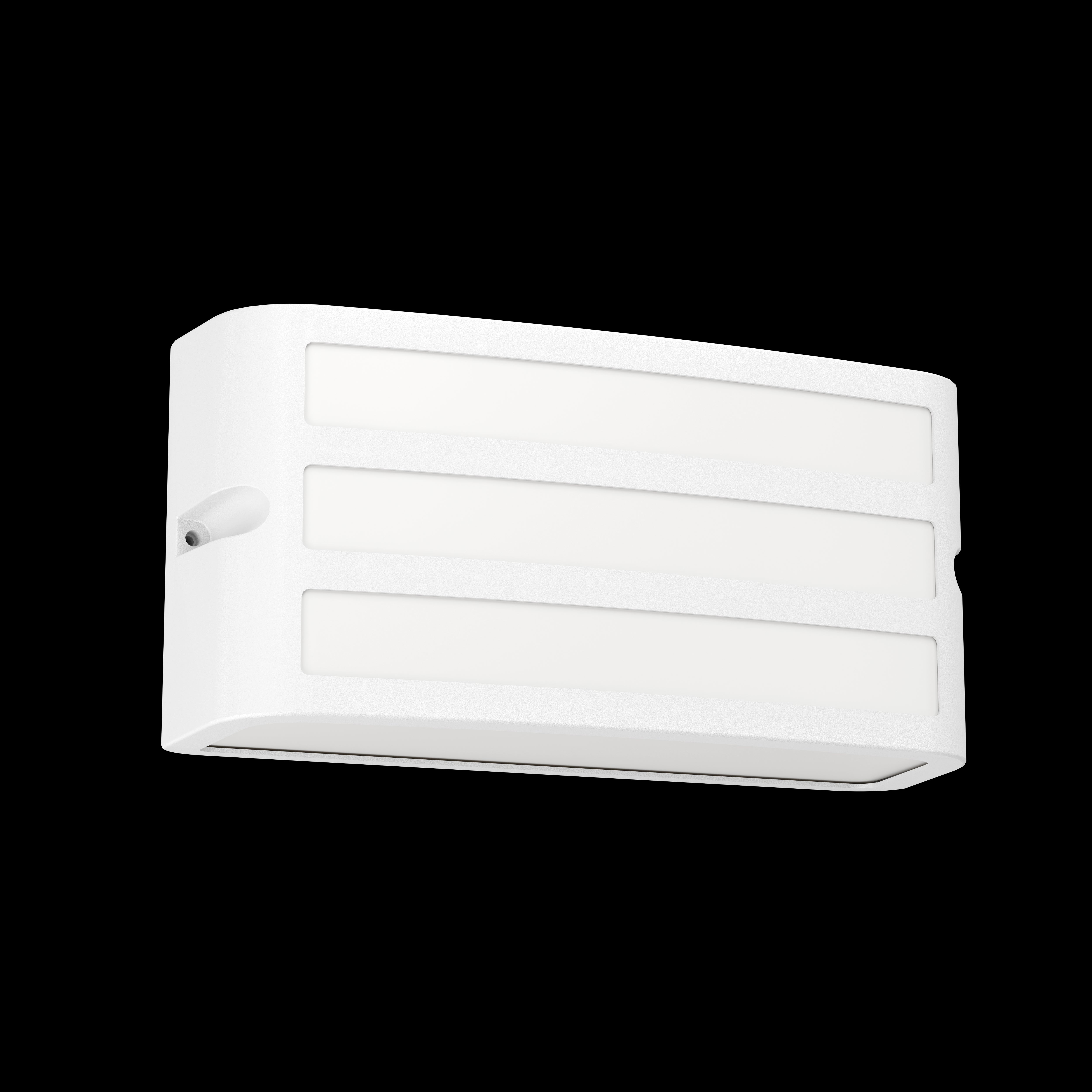 eglo camarda ip54 white rectangular outdoor wall light living room image