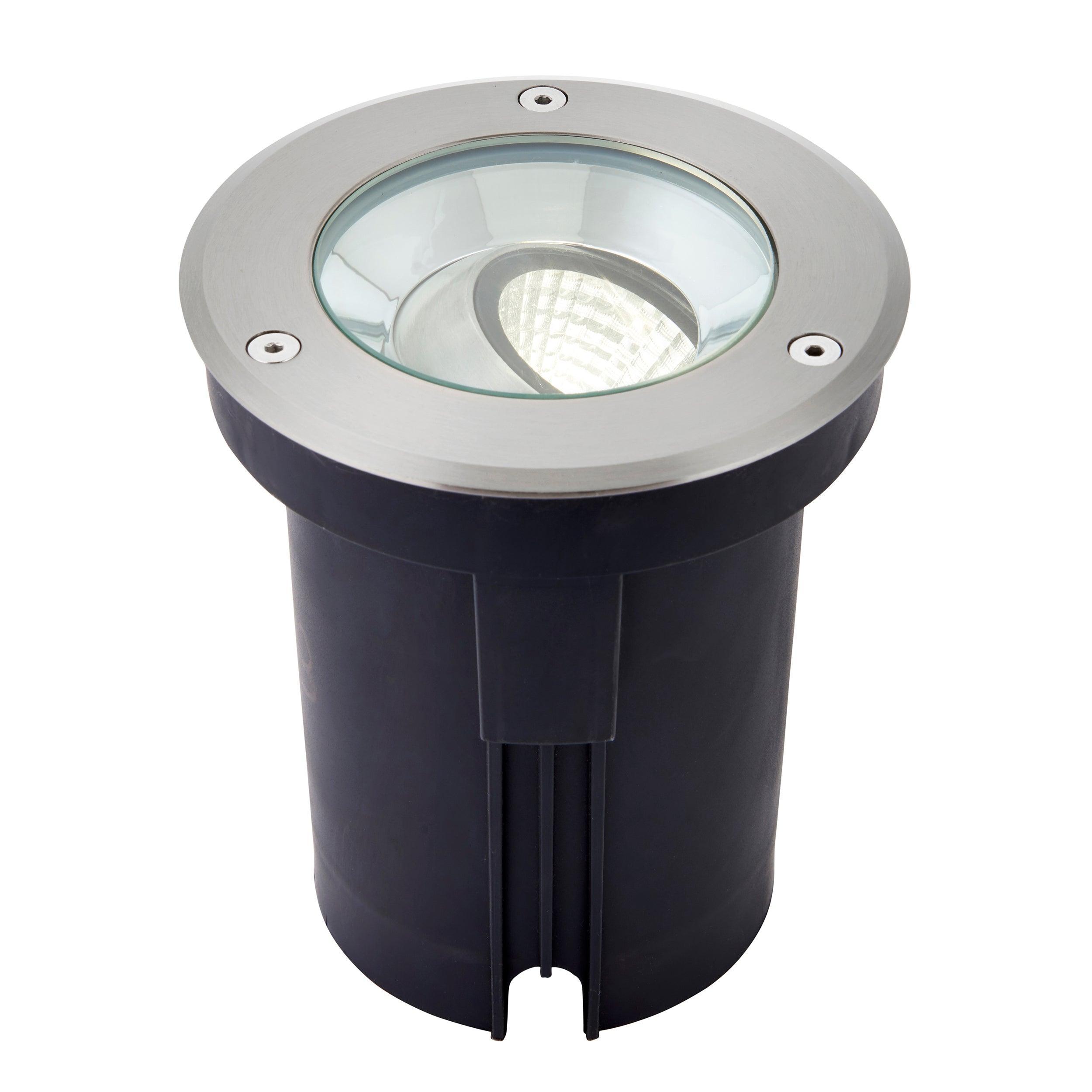 Hoxton LED Stainless Steel Decking Light Cool White IP67 13W-clearance