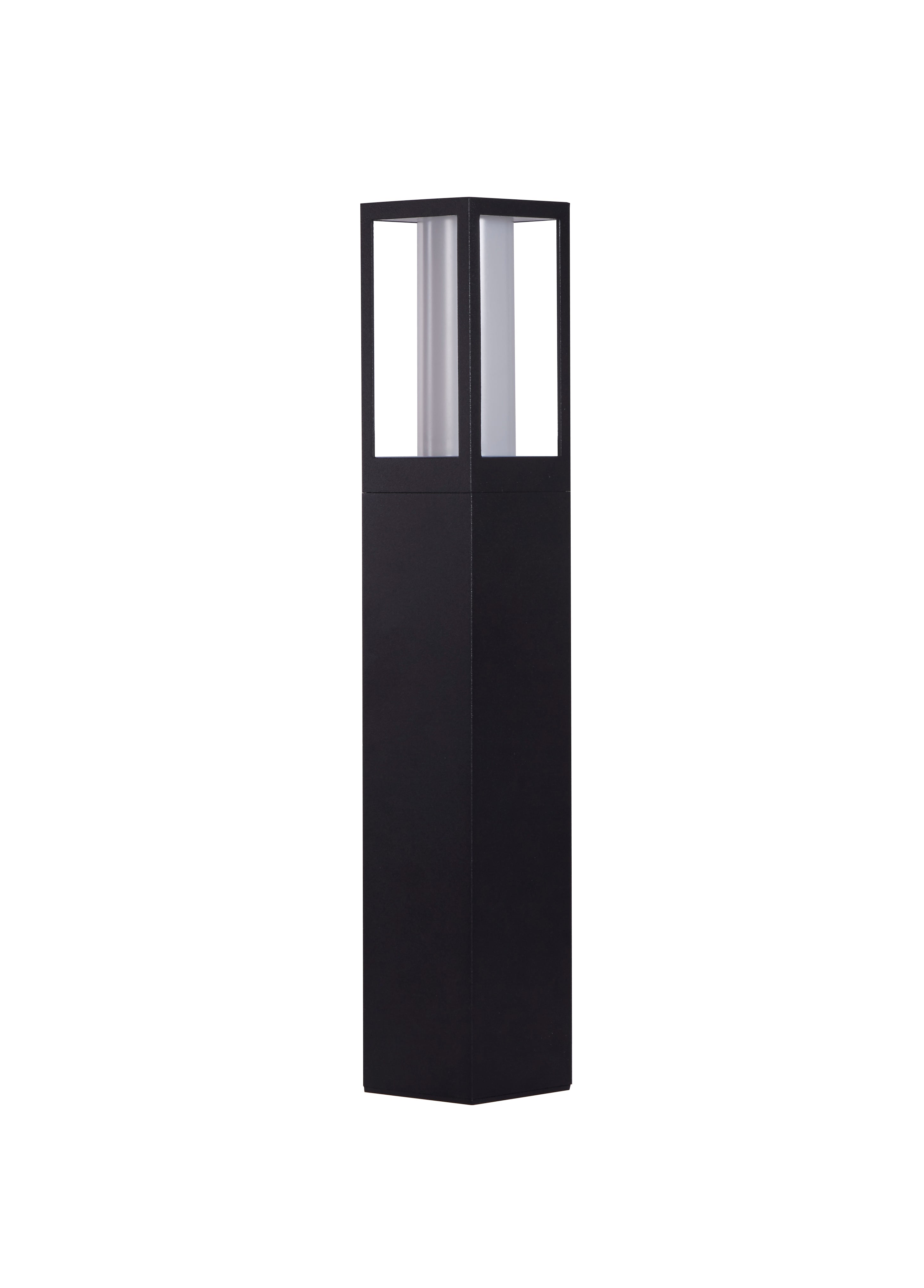 Searchlight Avenue IP44 Black Outdoor Bollard - 45cm