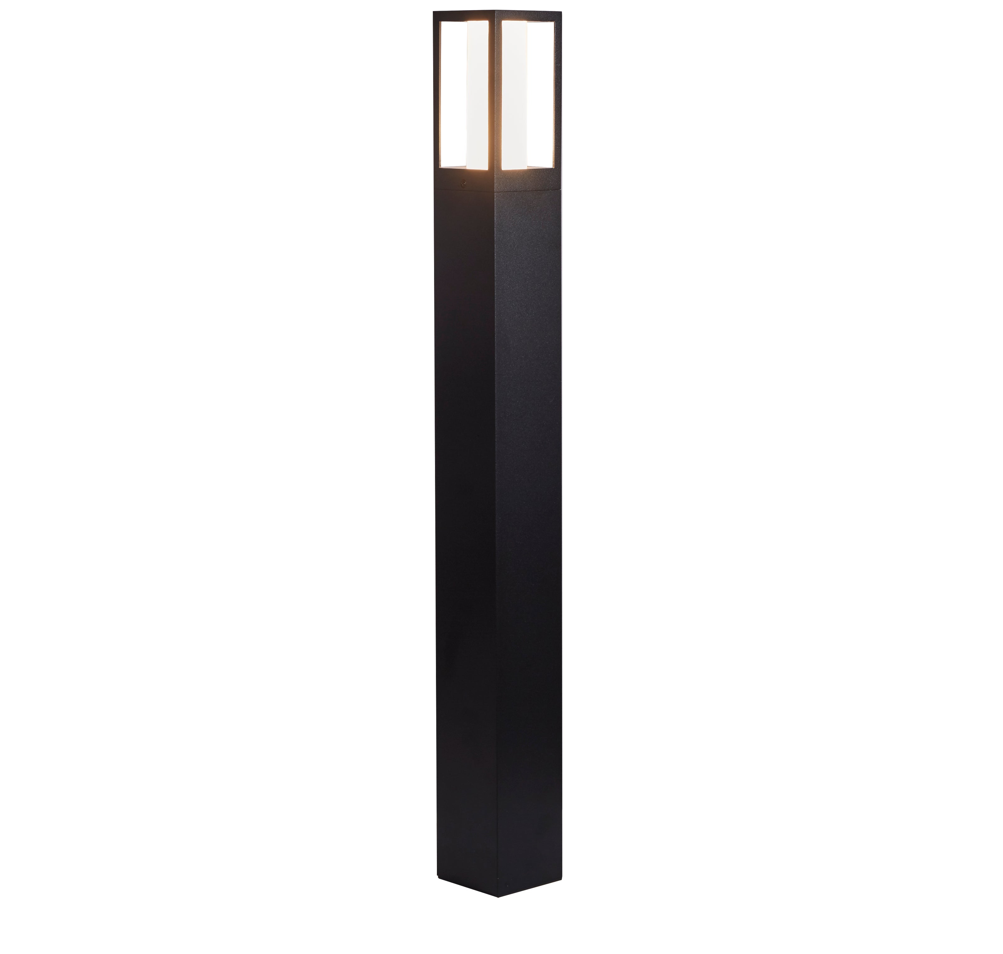 Searchlight Avenue IP44 Black Outdoor Bollard - 73cm