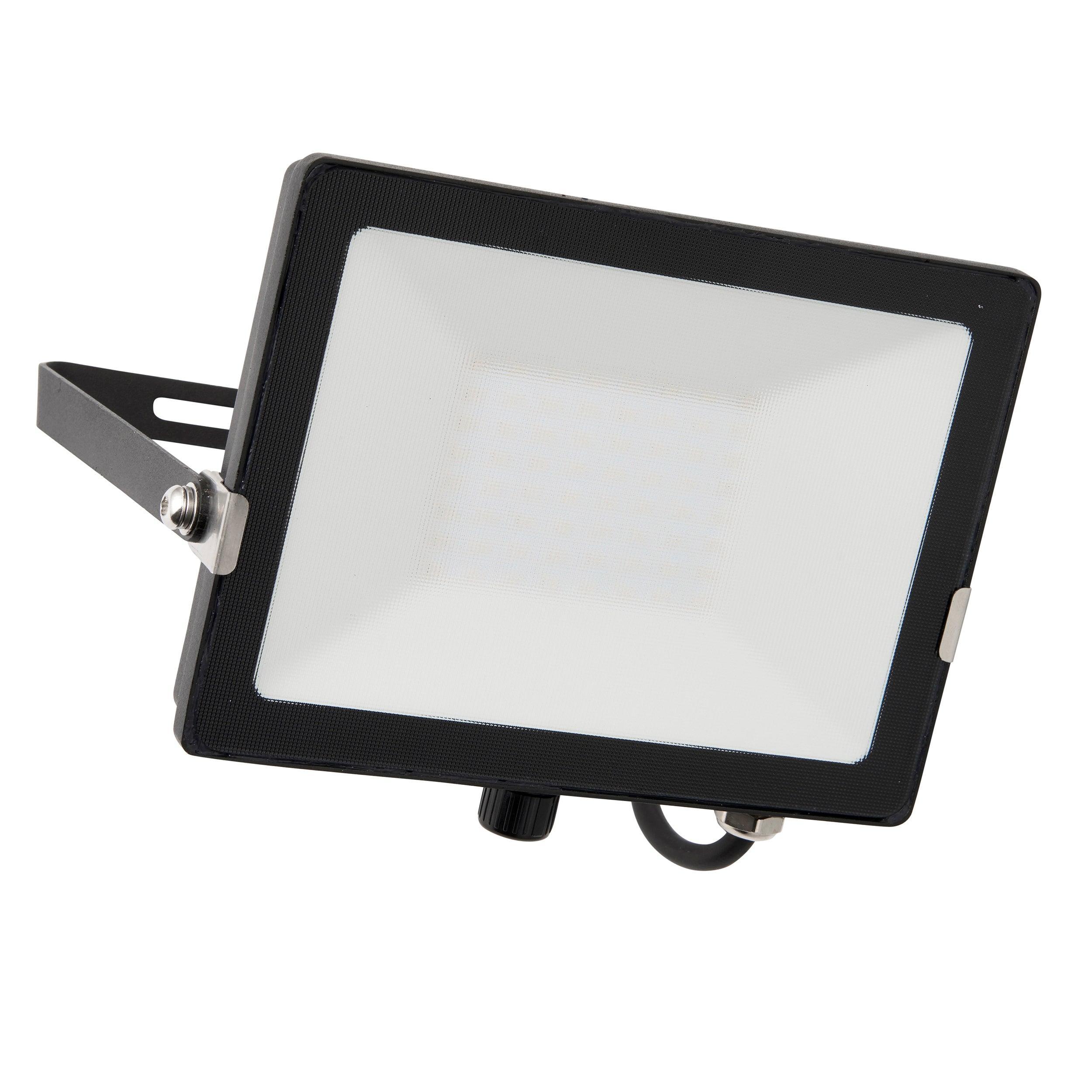 salde ip65 led flood light 50w cool whiteby Saxby Lighting, close up image