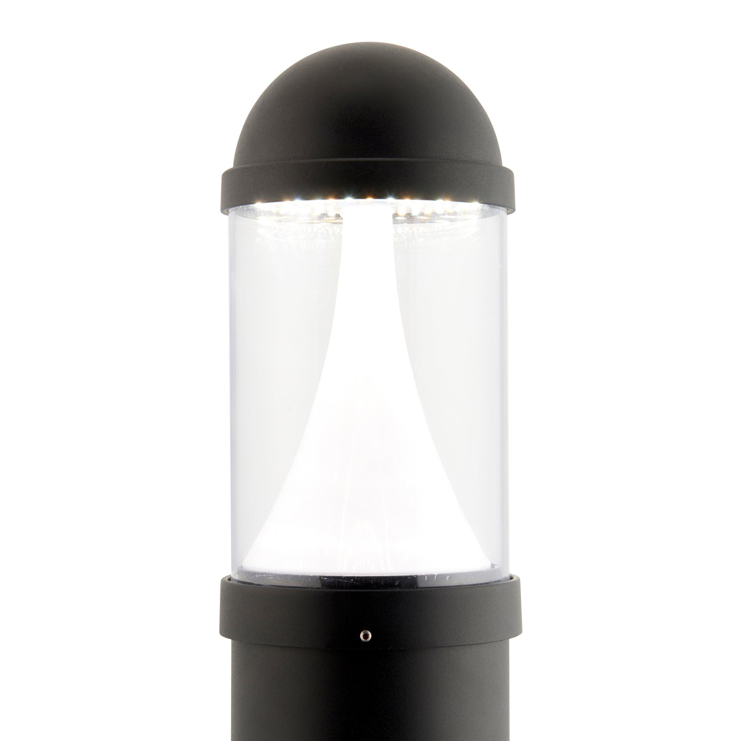 dax colour changing bollard light ip65 20wby Saxby Lighting, close up image