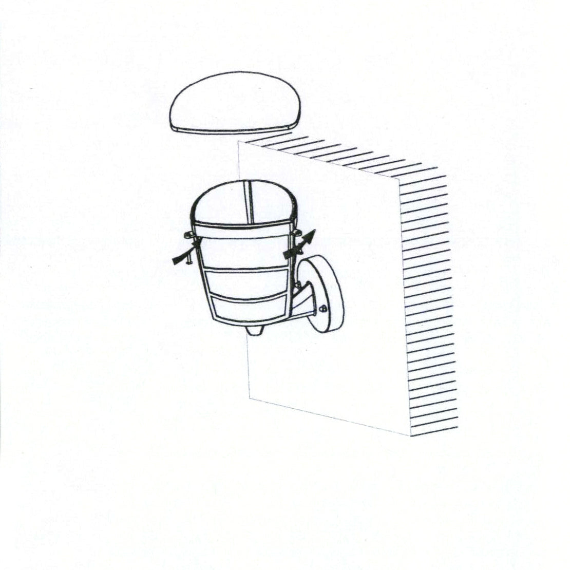 eglo aloria black ip44 upright lantern outdoor wall light kitchen lighting