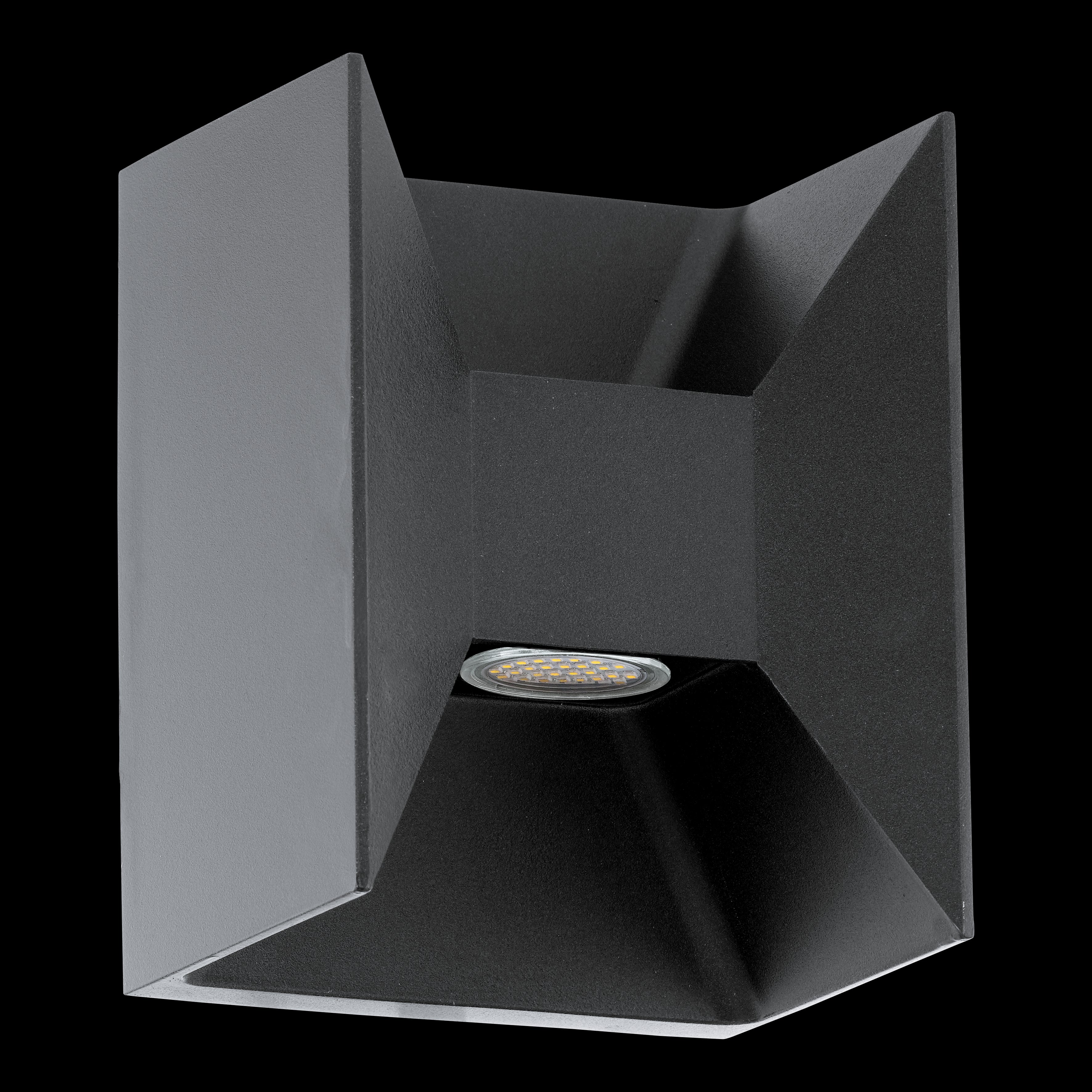 eglo morino grey ip44 led outdoor wall light kitchen lighting