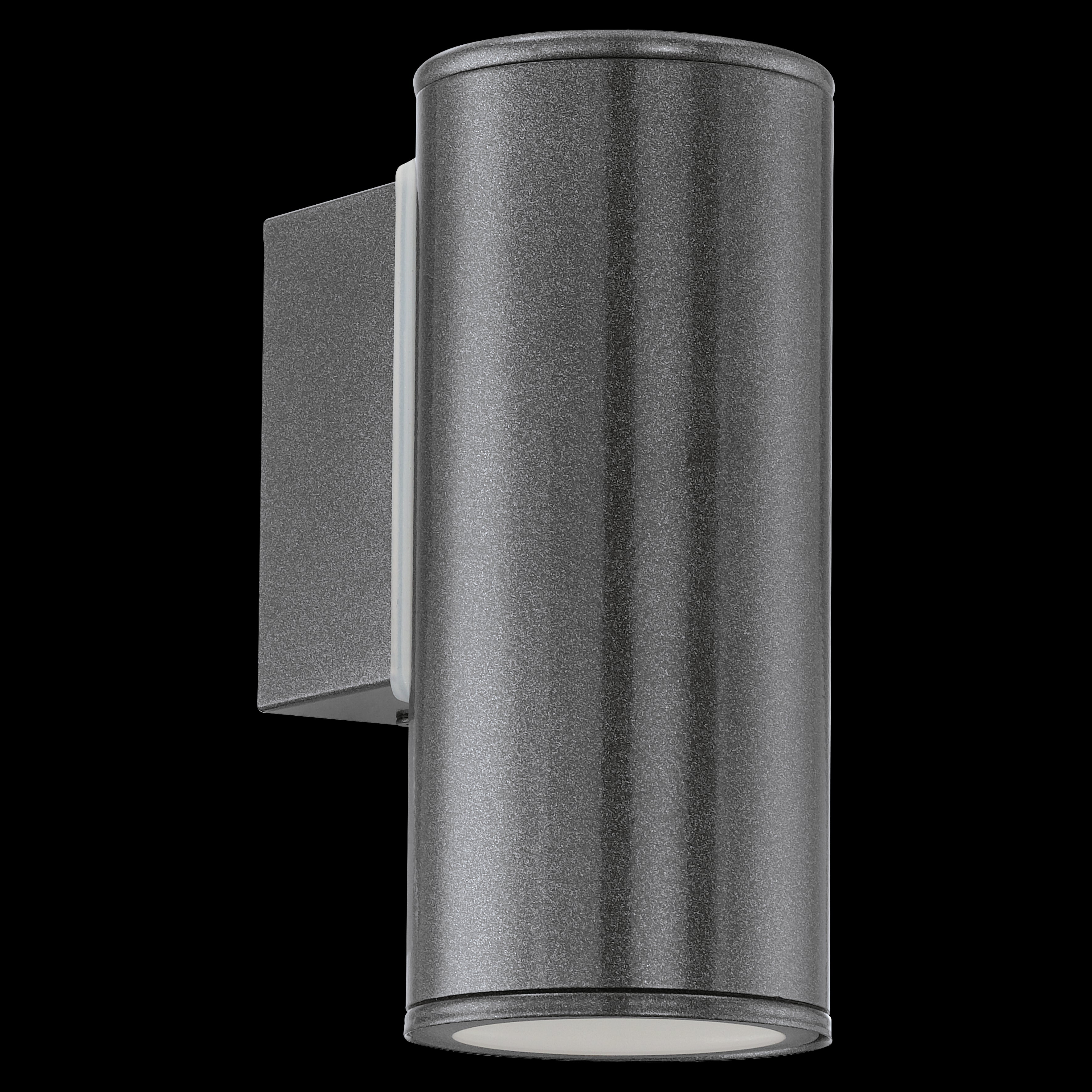 eglo riga grey ip44 down outdoor wall light living room image