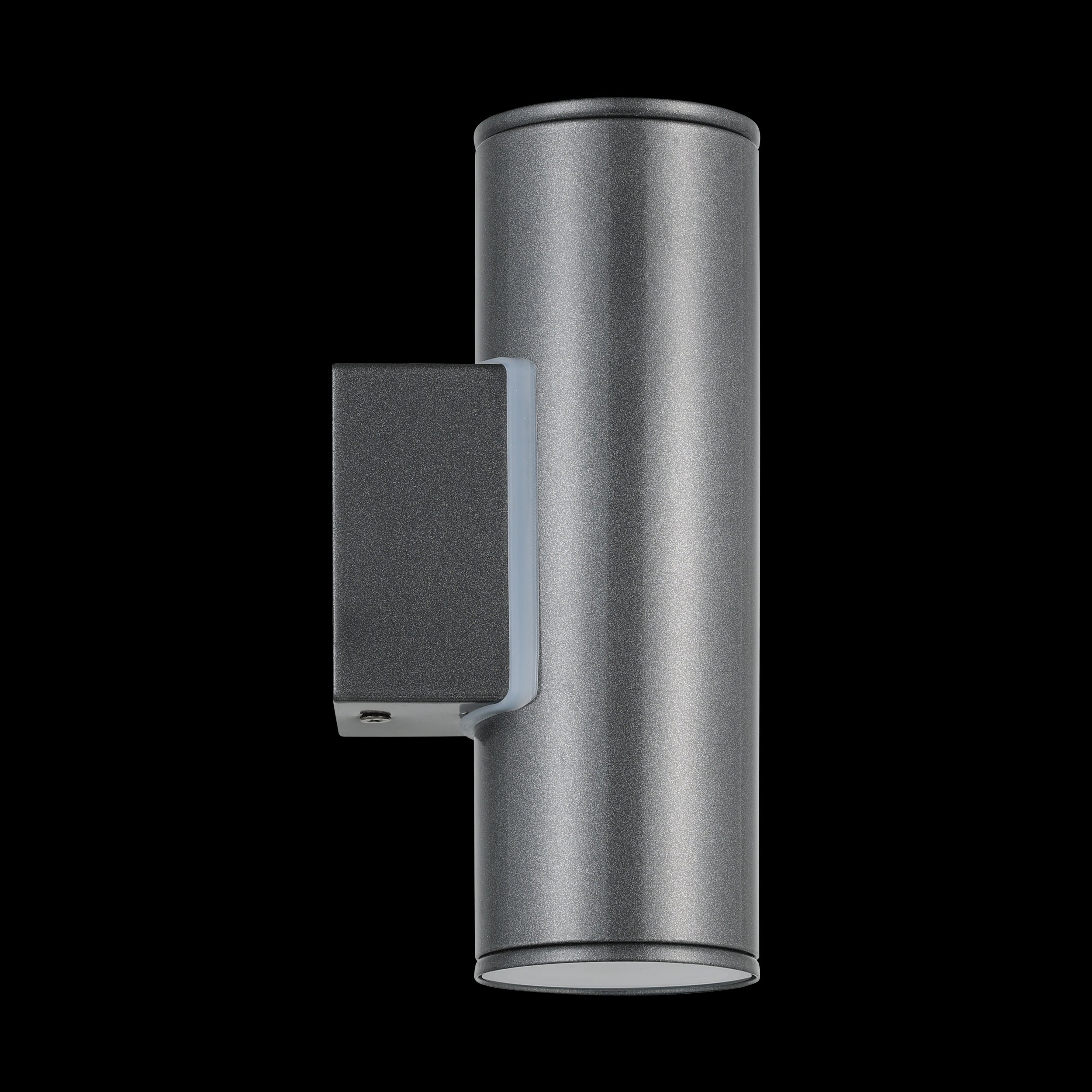 eglo riga grey ip44 up down outdoor wall light living room image