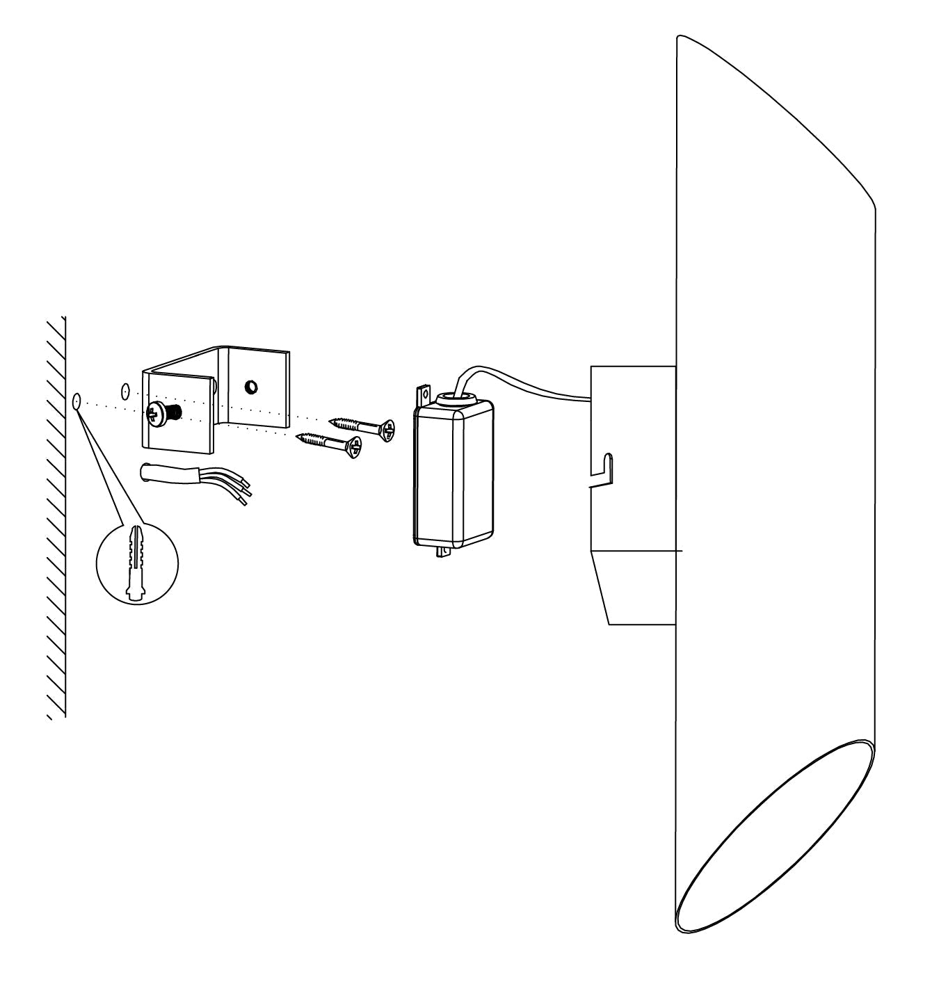 eglo agolada black copper up down led outdoor wall light Kitchen Lighting Close Up