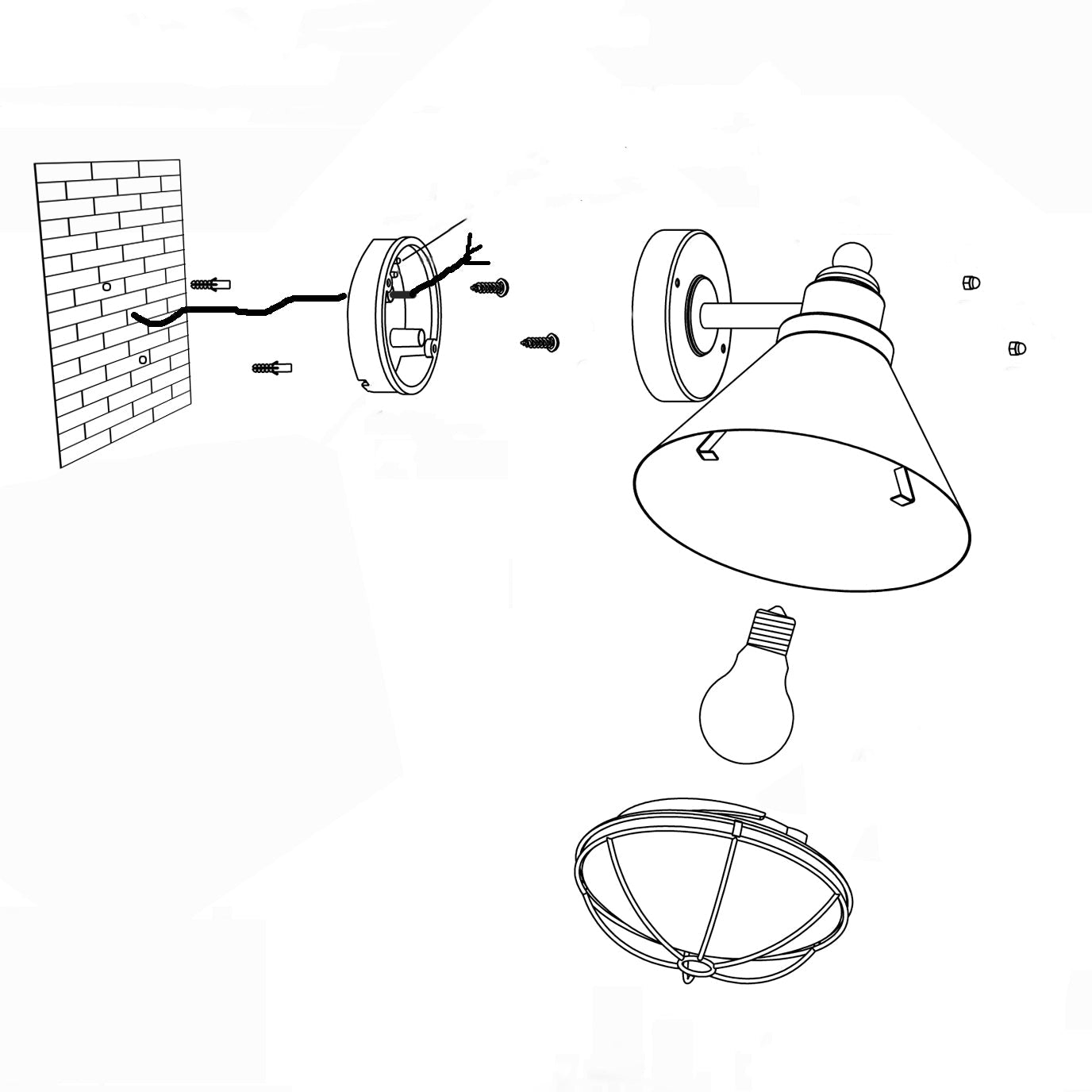 eglo barrosela black ip44 outdoor wall light kitchen lighting