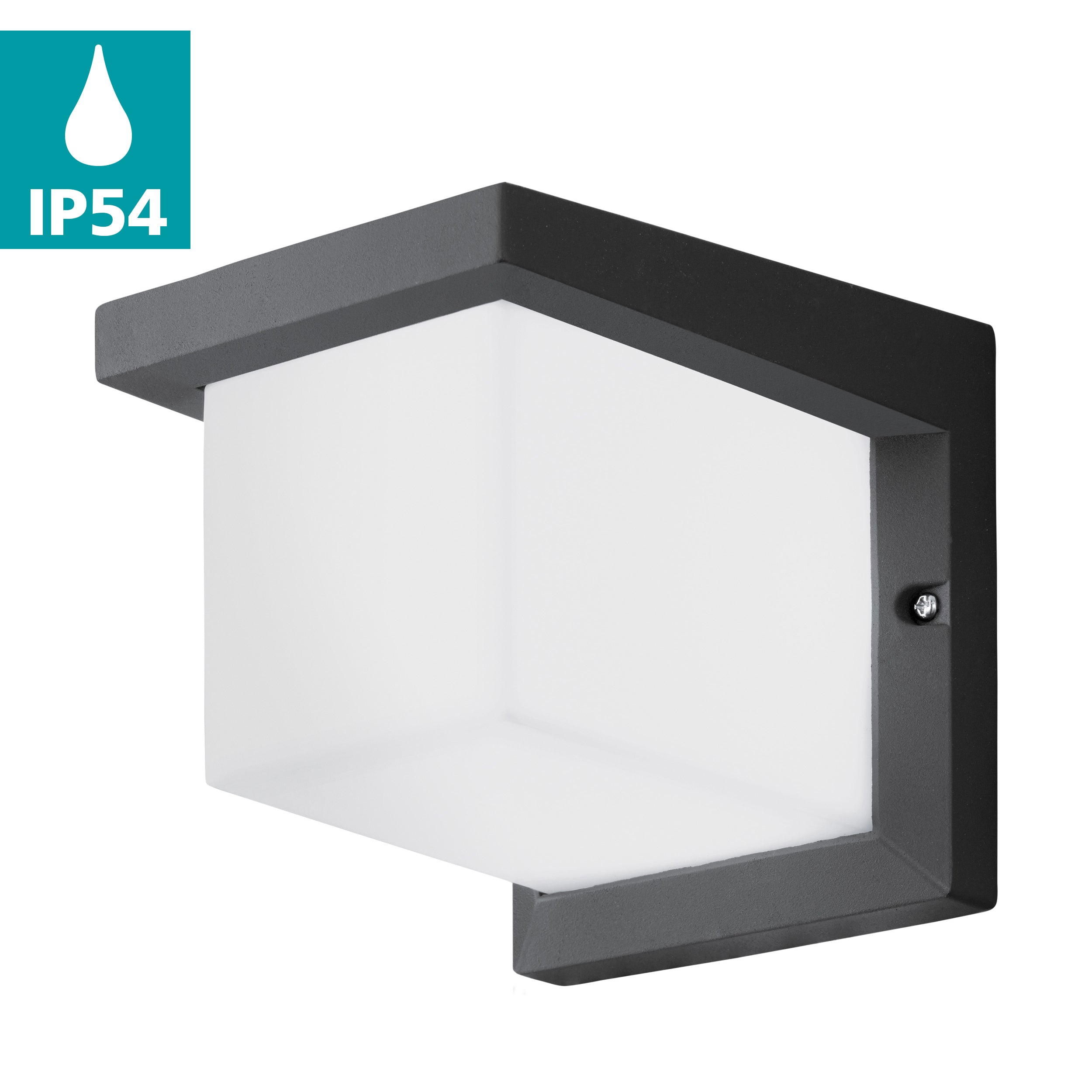 eglo desella 1 ip54 grey outdoor wall light bedroom lighting