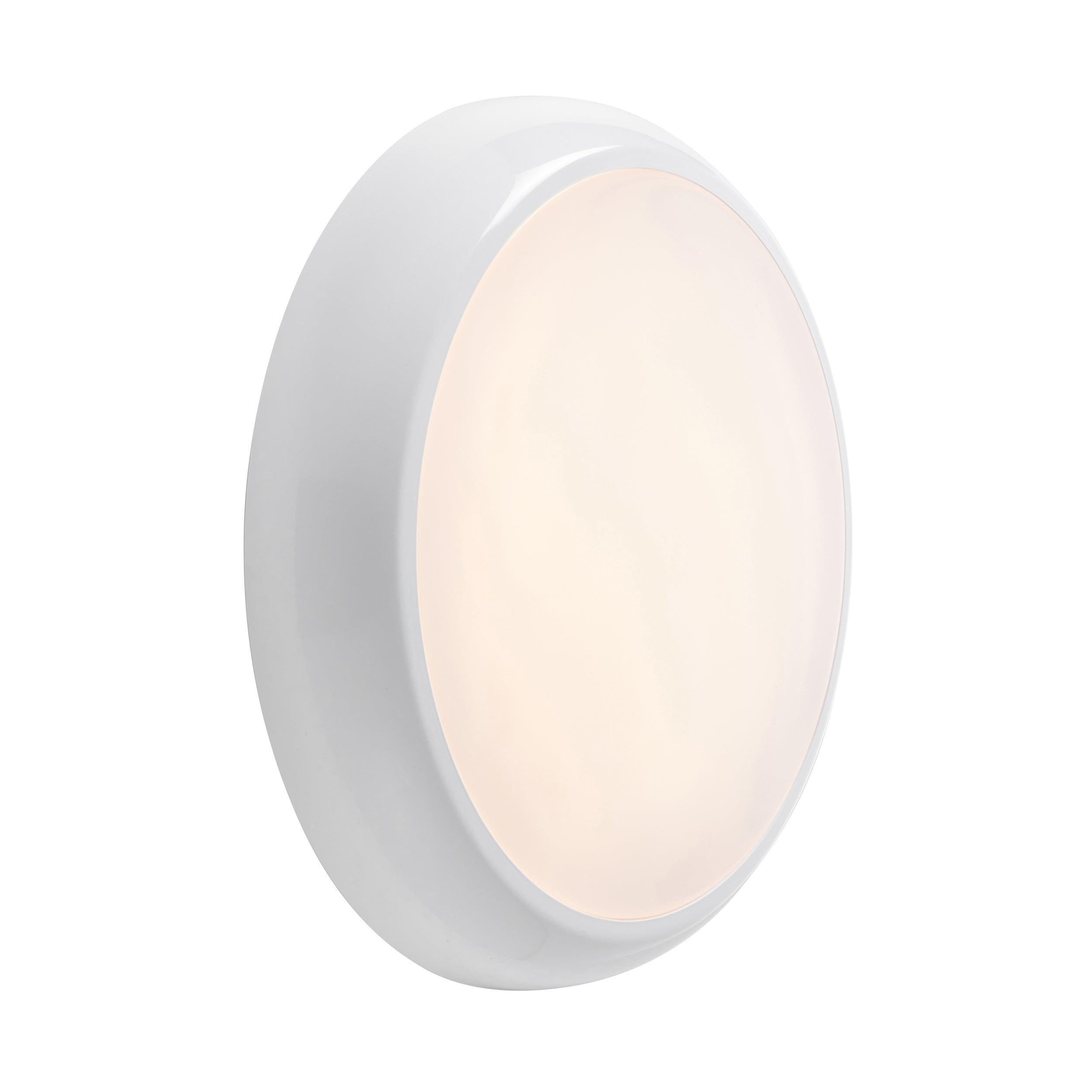 Saxby HeroPRO White LED Bulkhead Light with Emergency Backup IP65 18W-WAREHOUSE-40-200326