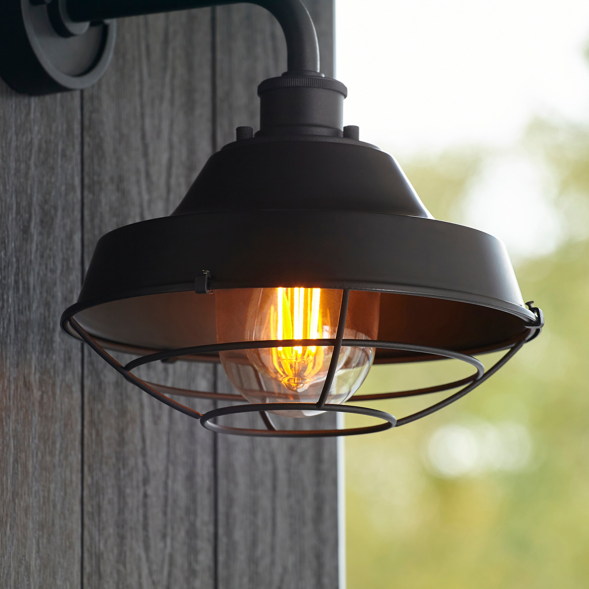 Lloyd Black Outdoor Wall Light - IP44