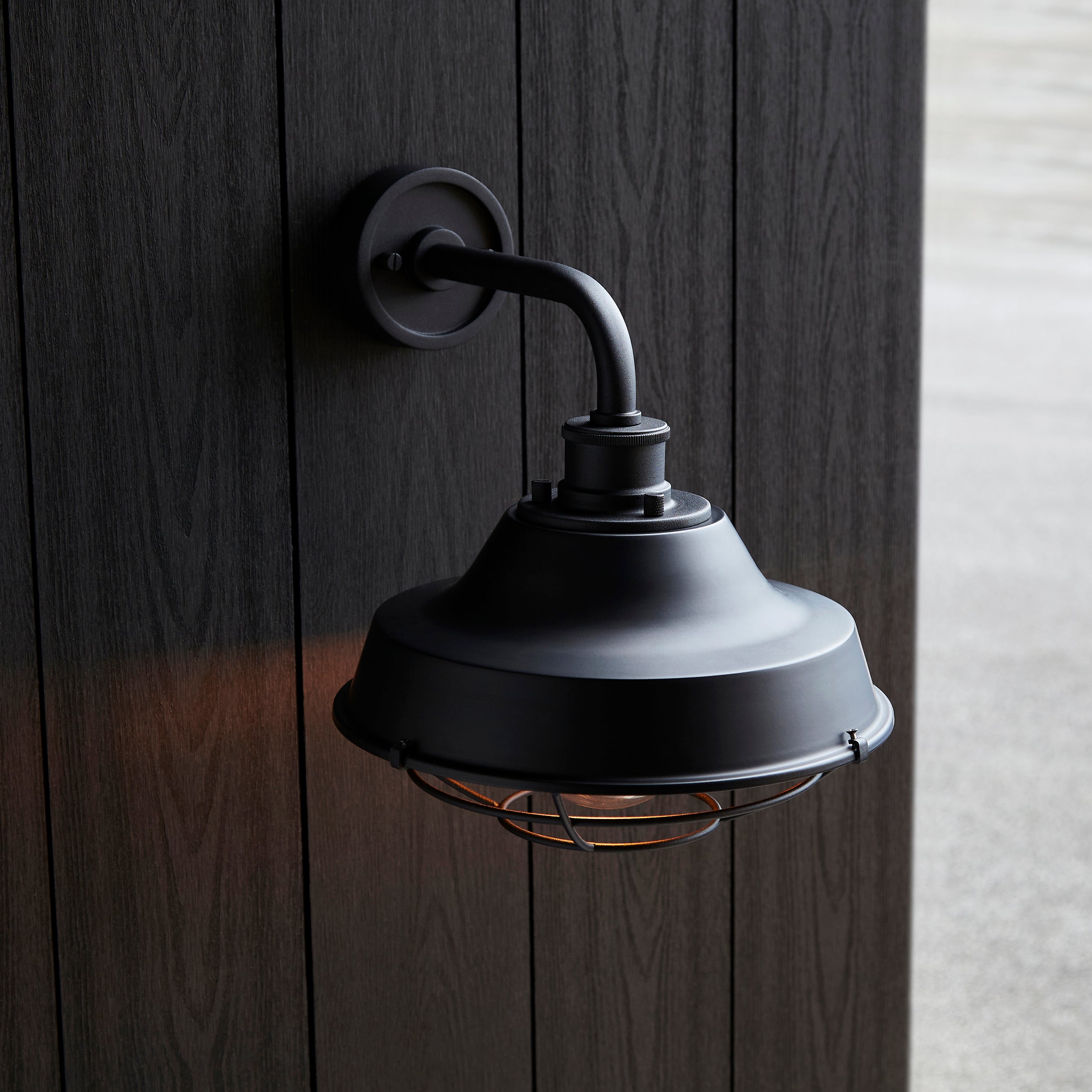 Lloyd Black Outdoor Wall Light - IP44