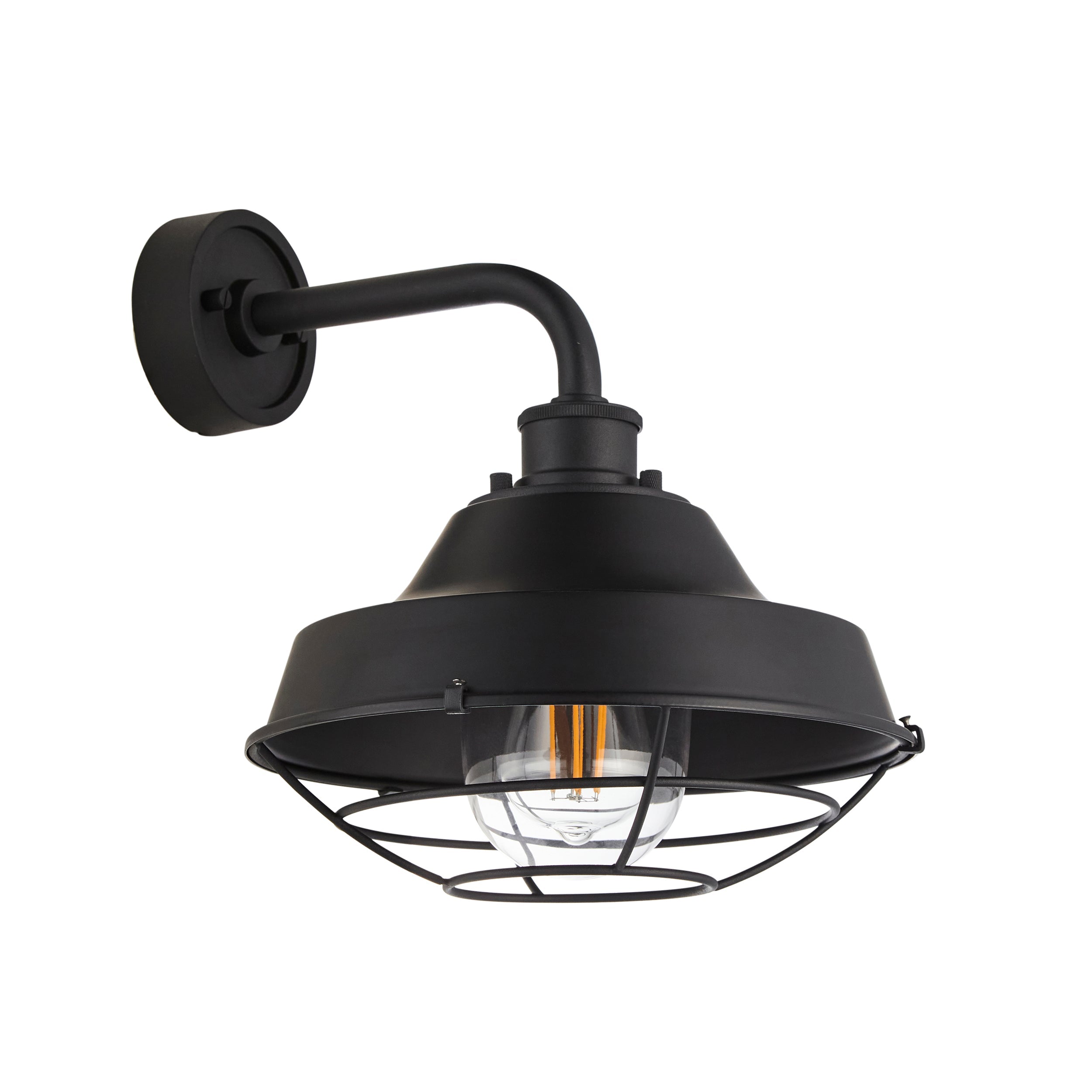 Lloyd Black Outdoor Wall Light - IP44