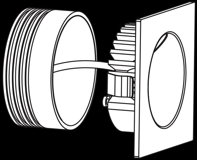 eglo zarate white led recessed downlight living room close up