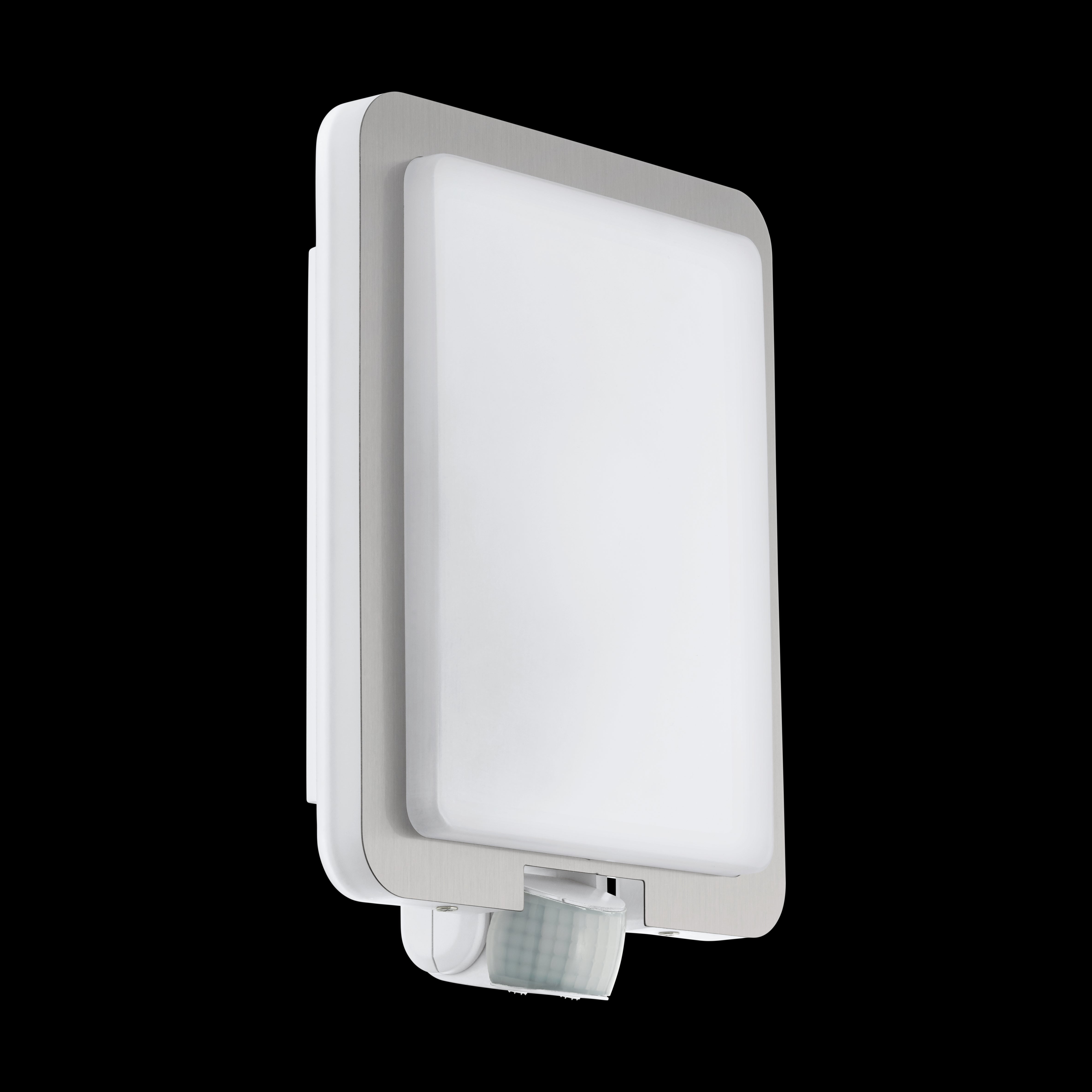 eglo mussotto ip44 flush led stainless steel outdoor wall light living room image