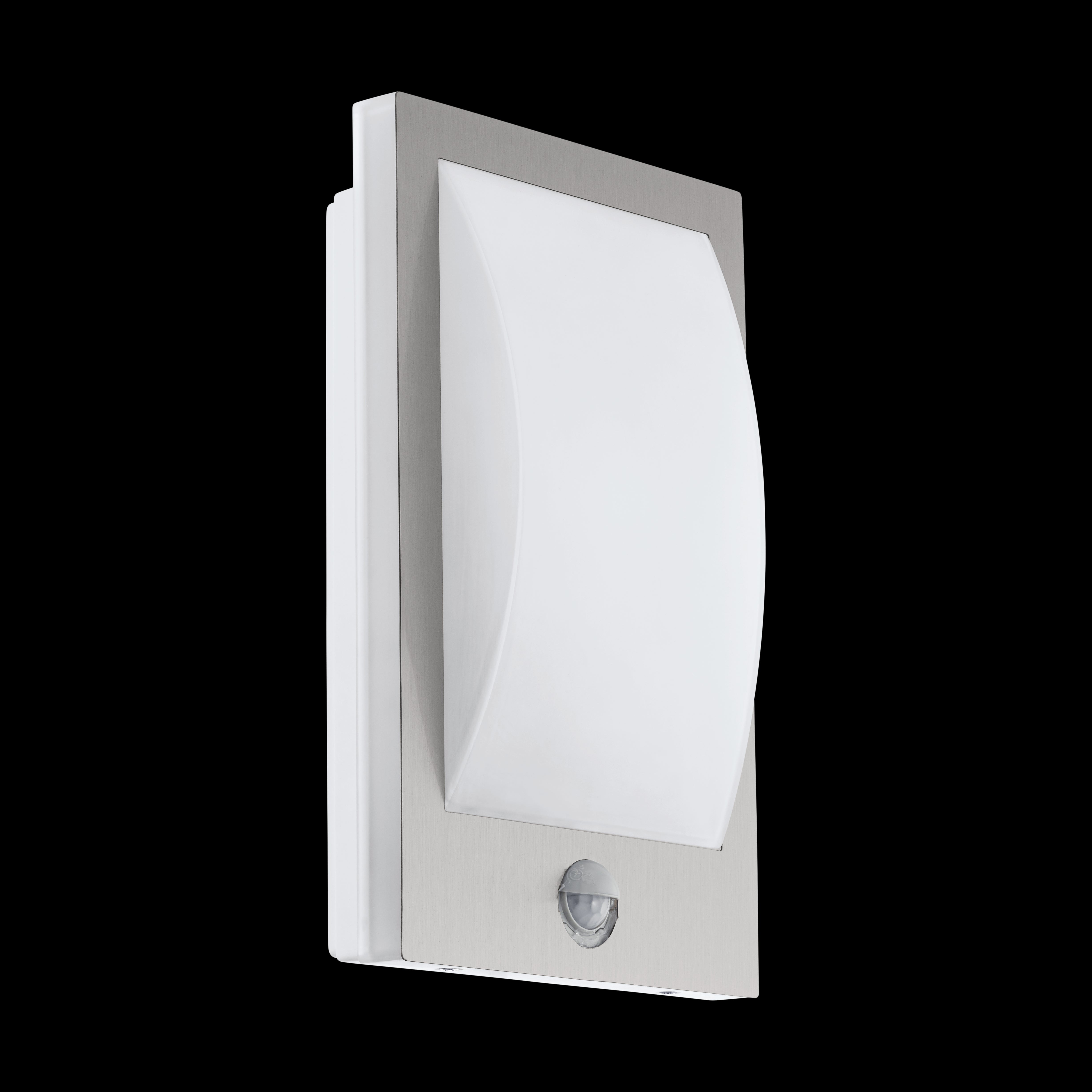 eglo verres ip44 stainless steel pir outdoor wall light living room image