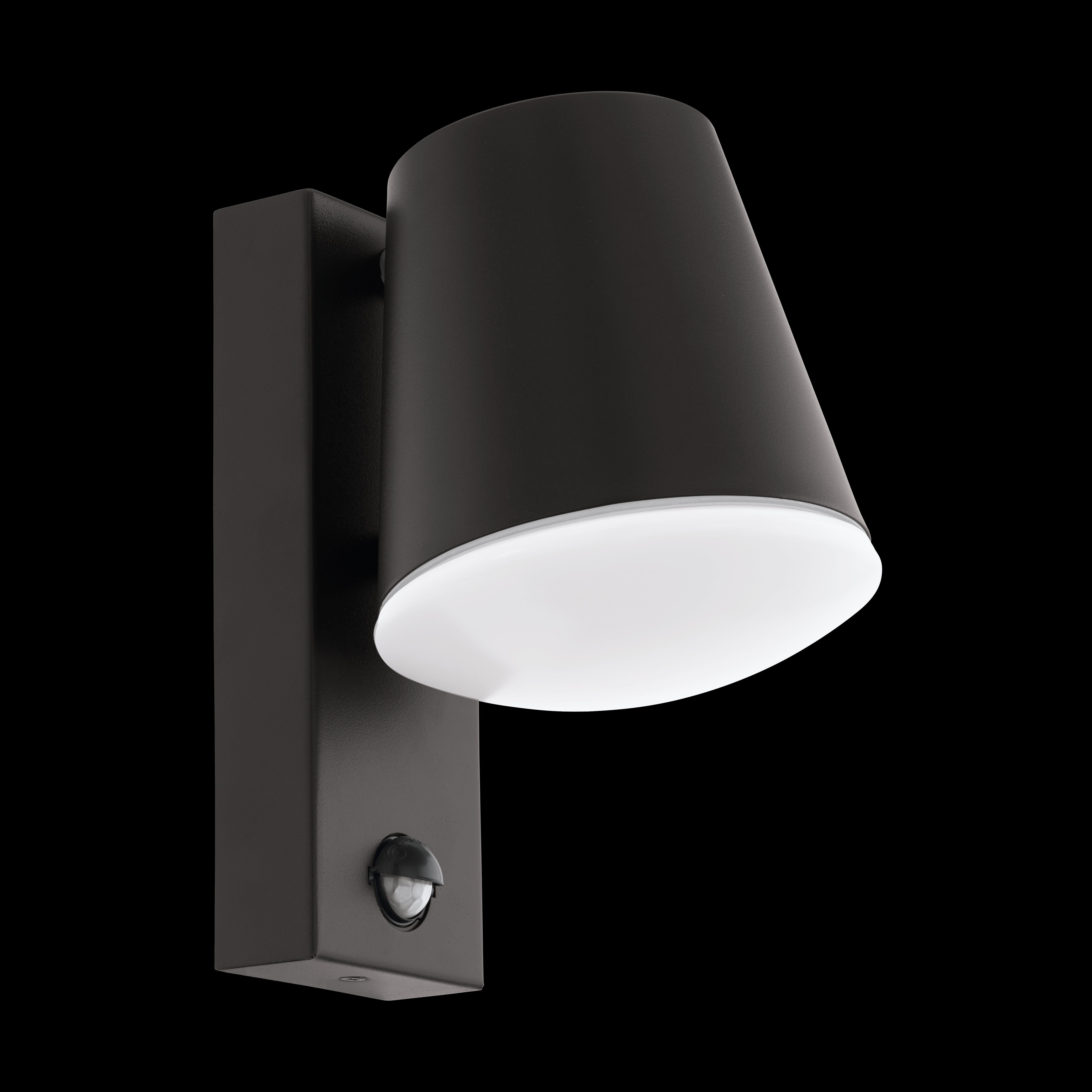 eglo caldiero ip44 grey led outdoor pir wall light living room image