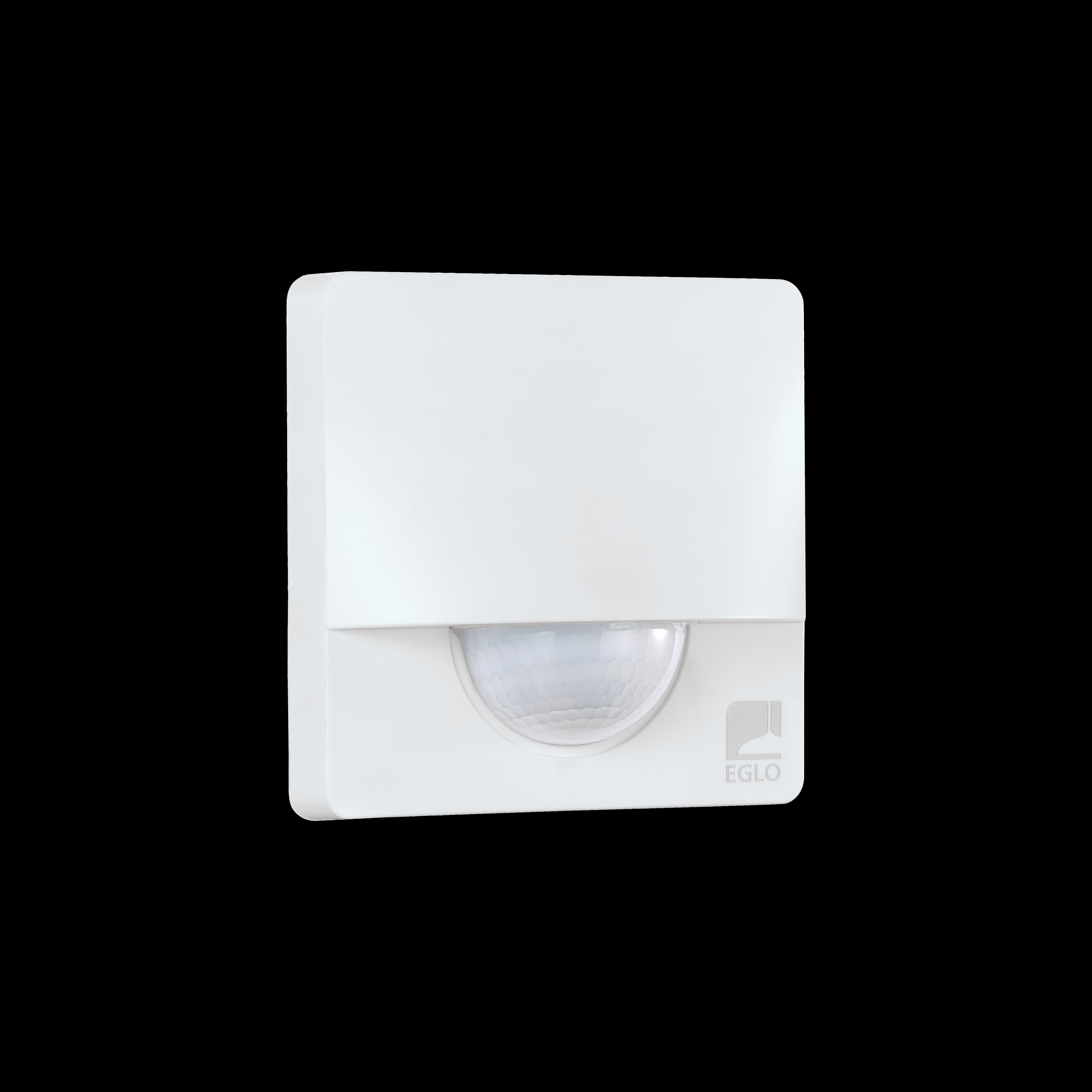 eglo detect me 3 ip44 white square pir light sensor living room image