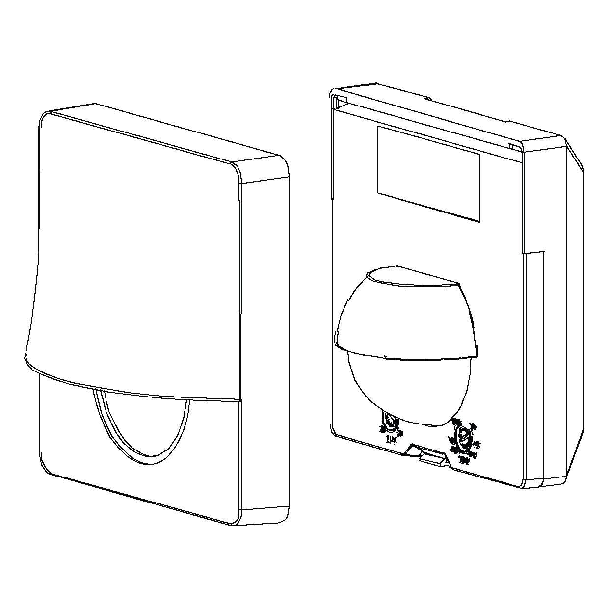 eglo detect me 3 ip44 white square pir light sensor kitchen lighting