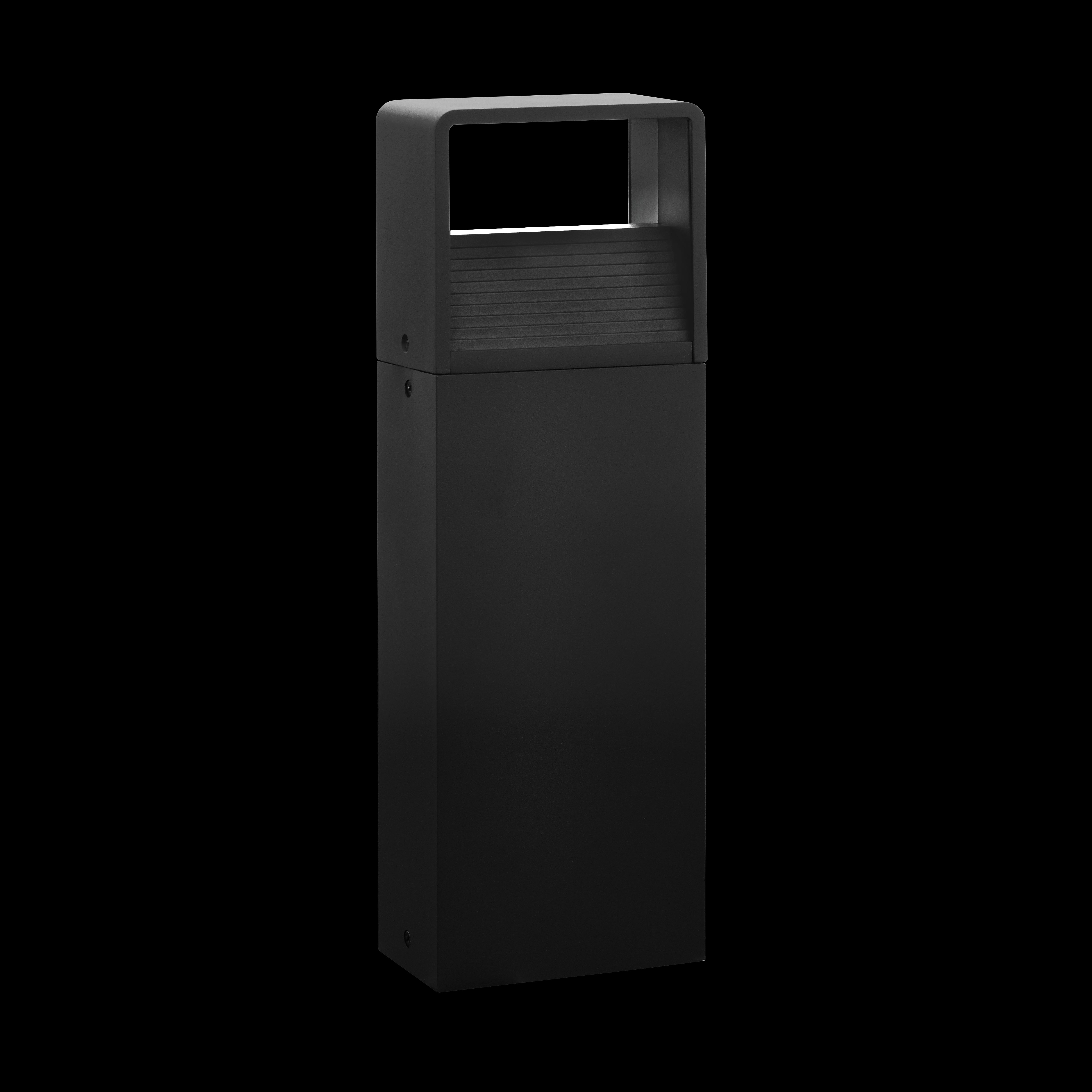 eglo doninni 1 ip65 grey led pedestal light living room image