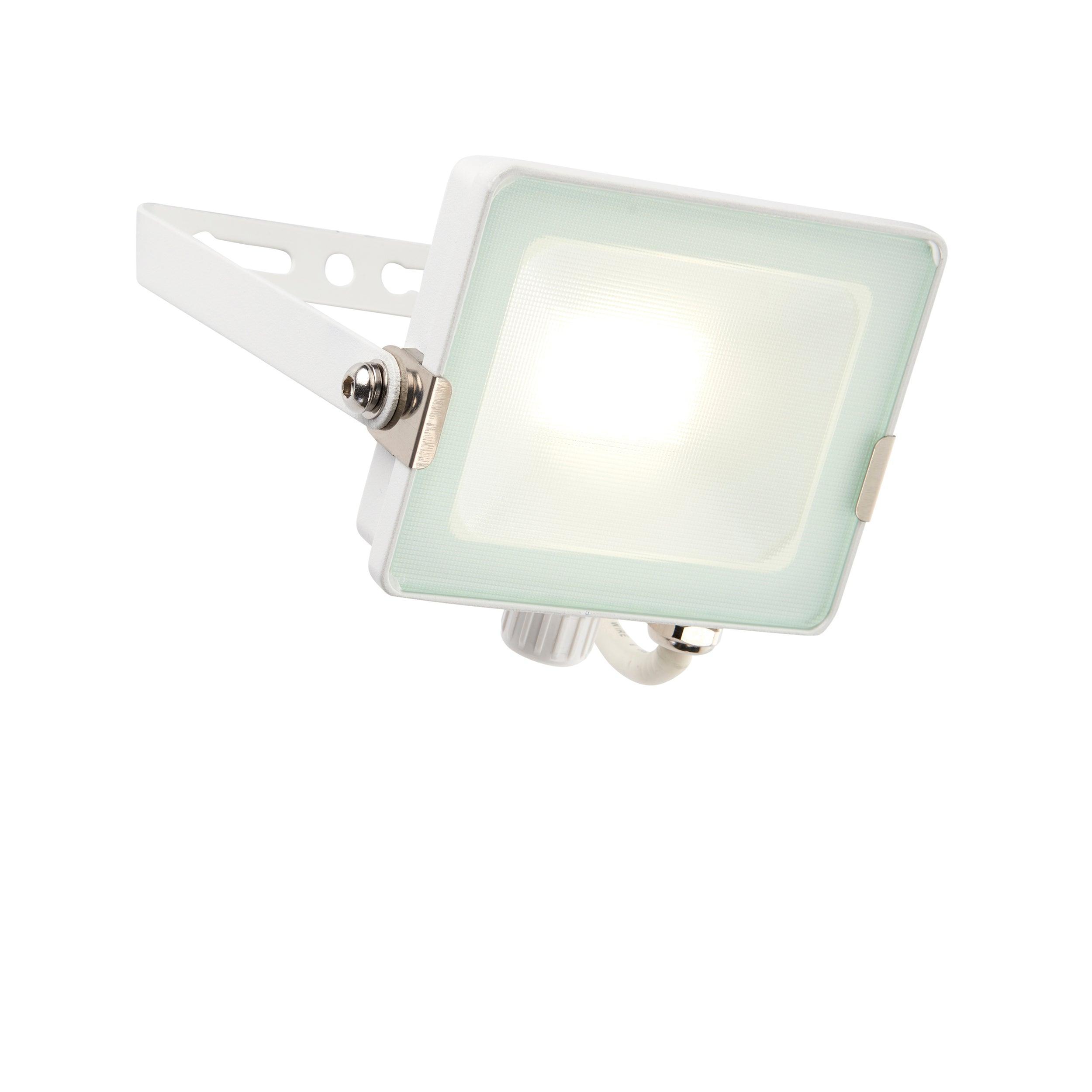 salde ip65 white led flood light 20w cool whiteby saxby lighting