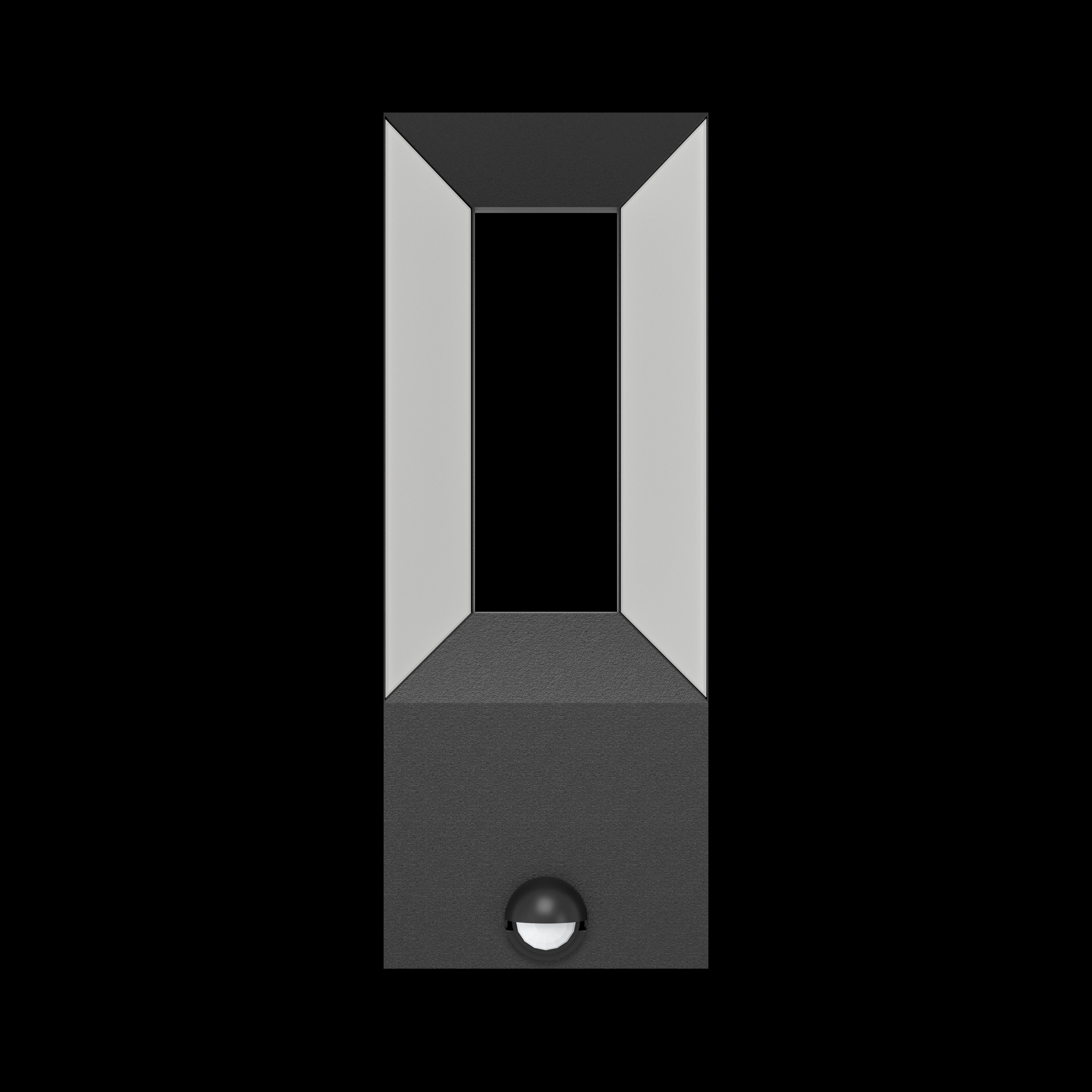 eglo riforano ip44 black led outdoor wall light pir hallway lighting