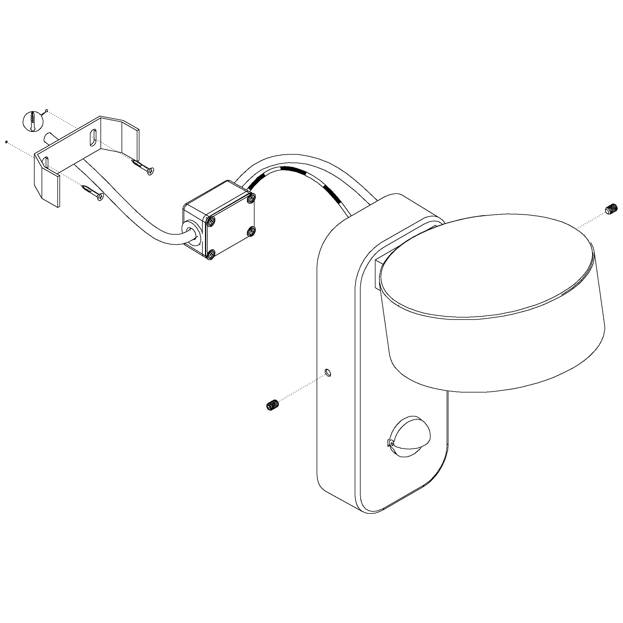 eglo palosco black led outdoor pir wall light ip45 Kitchen Lighting Close Up