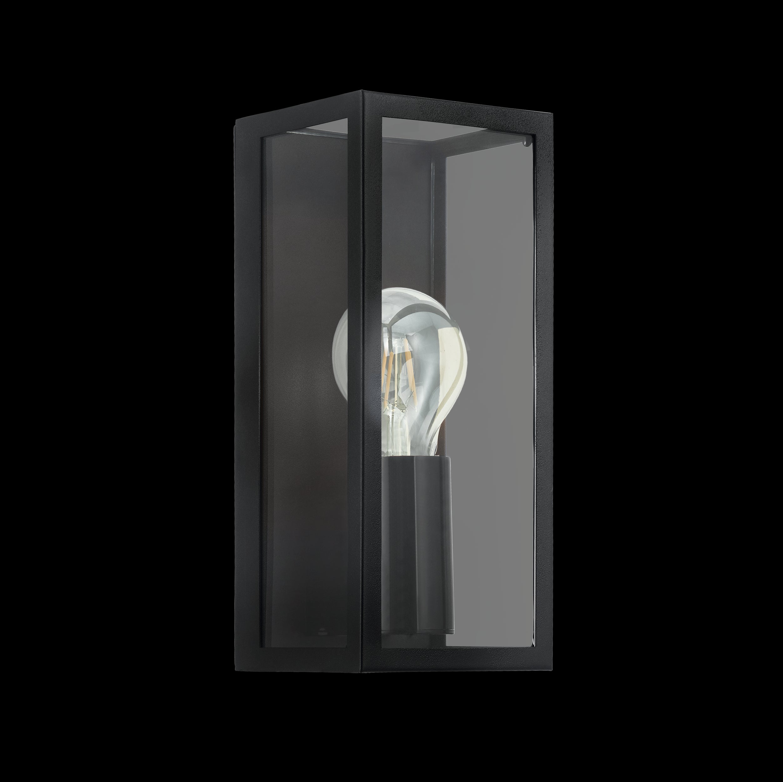 eglo amezola black bathroom wall light ip44 kitchen lighting