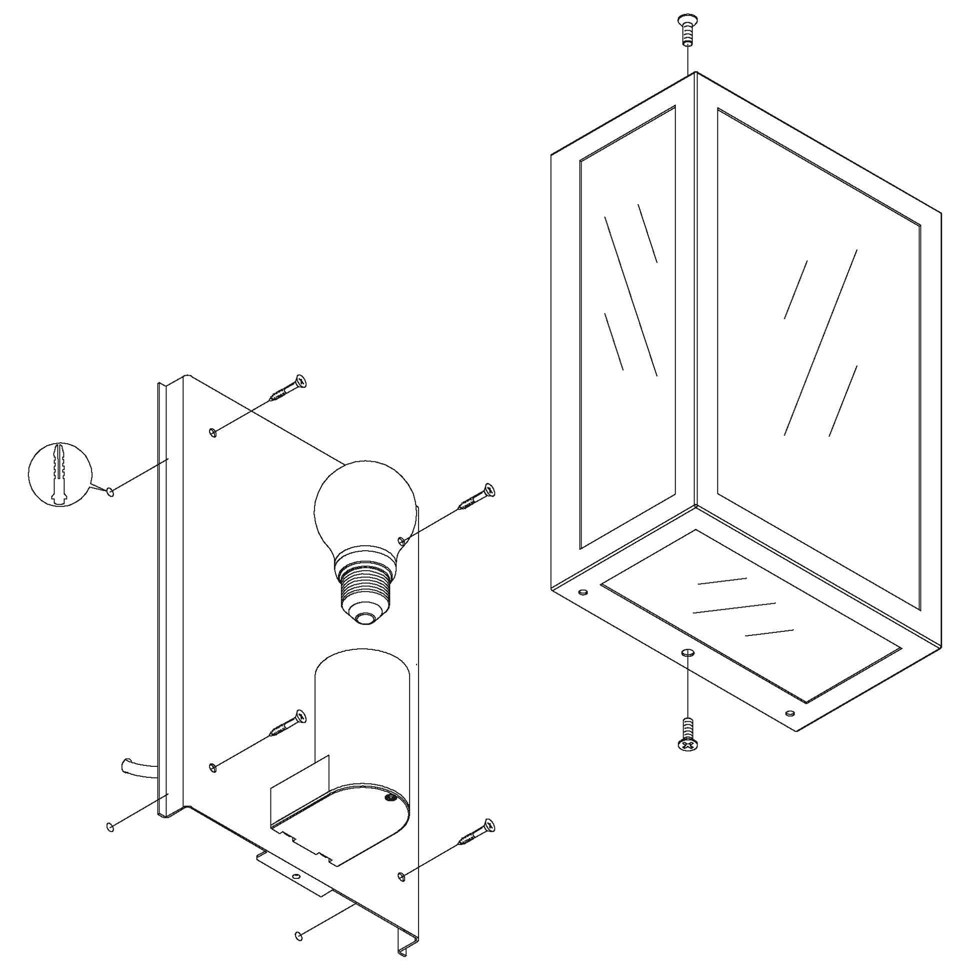 eglo amezola black bathroom wall light ip44 Hallway Lighting Close up