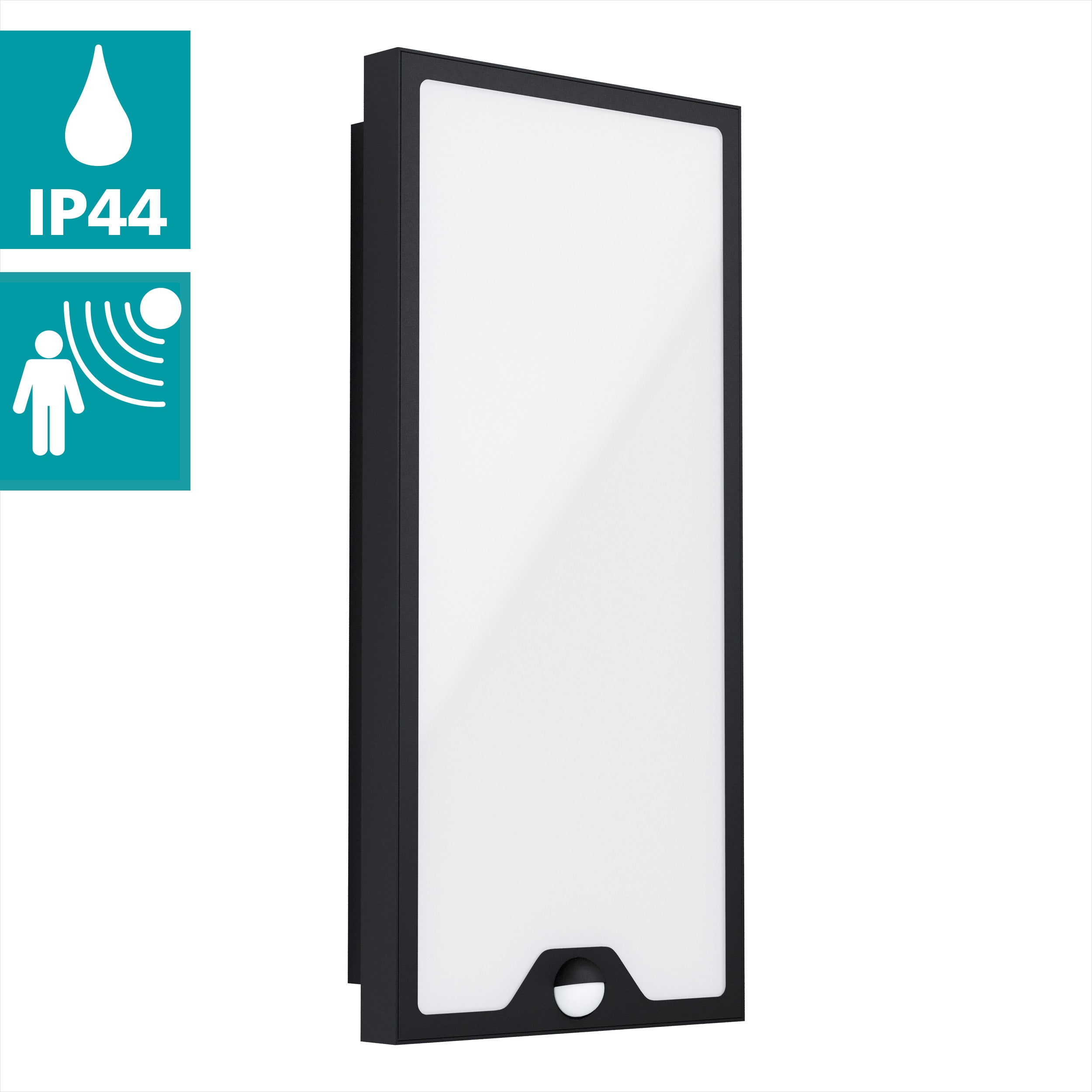 eglo casazza led black outdoor wall light ip44 Kitchen Lighting Close Up