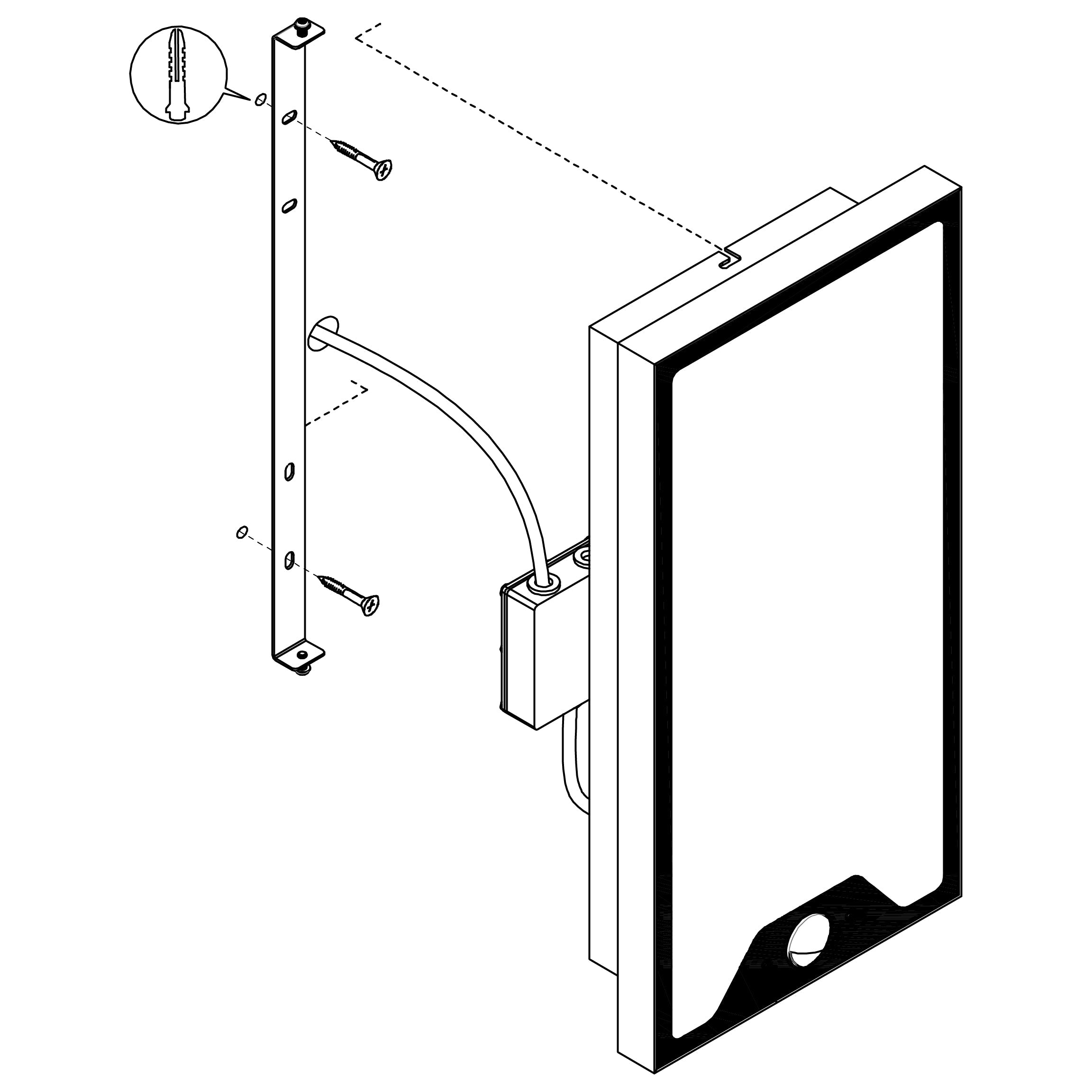 eglo casazza led black outdoor wall light ip44 hallway lighting