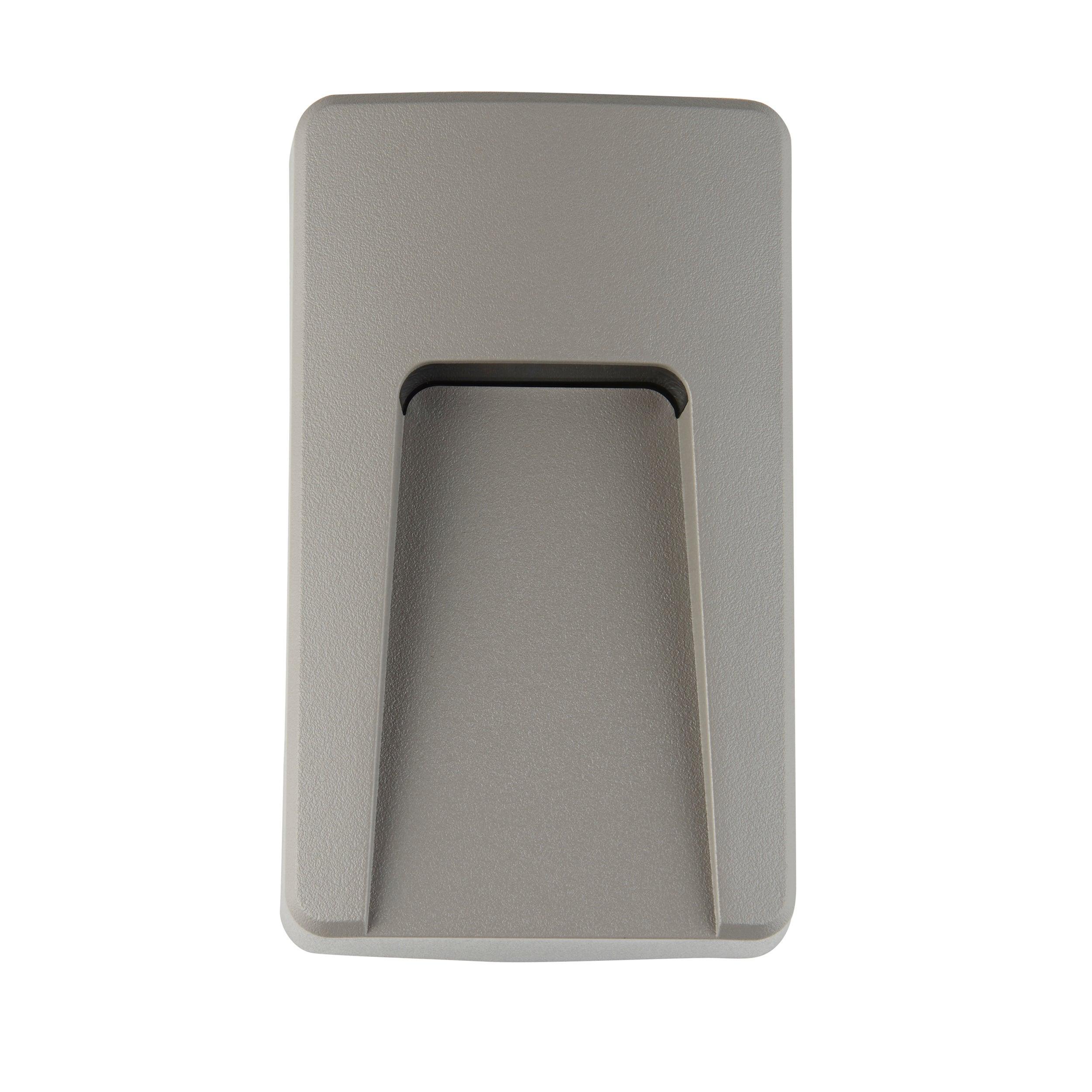 severus grey vertical outdoor brick light ip65 2 8w by saxby lighting, close up image 66
