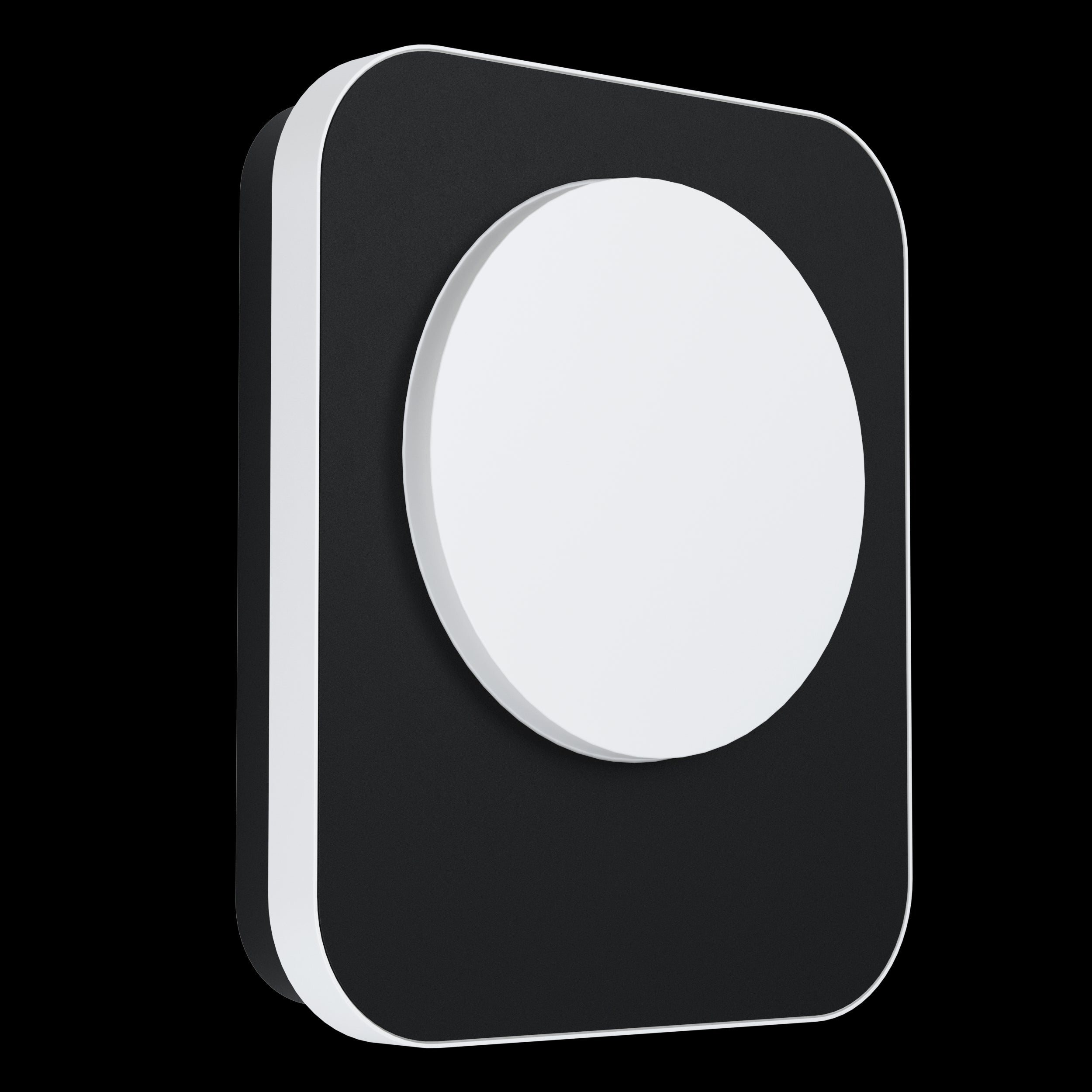 eglo madriz black led outdoor wall light ip44 living room image