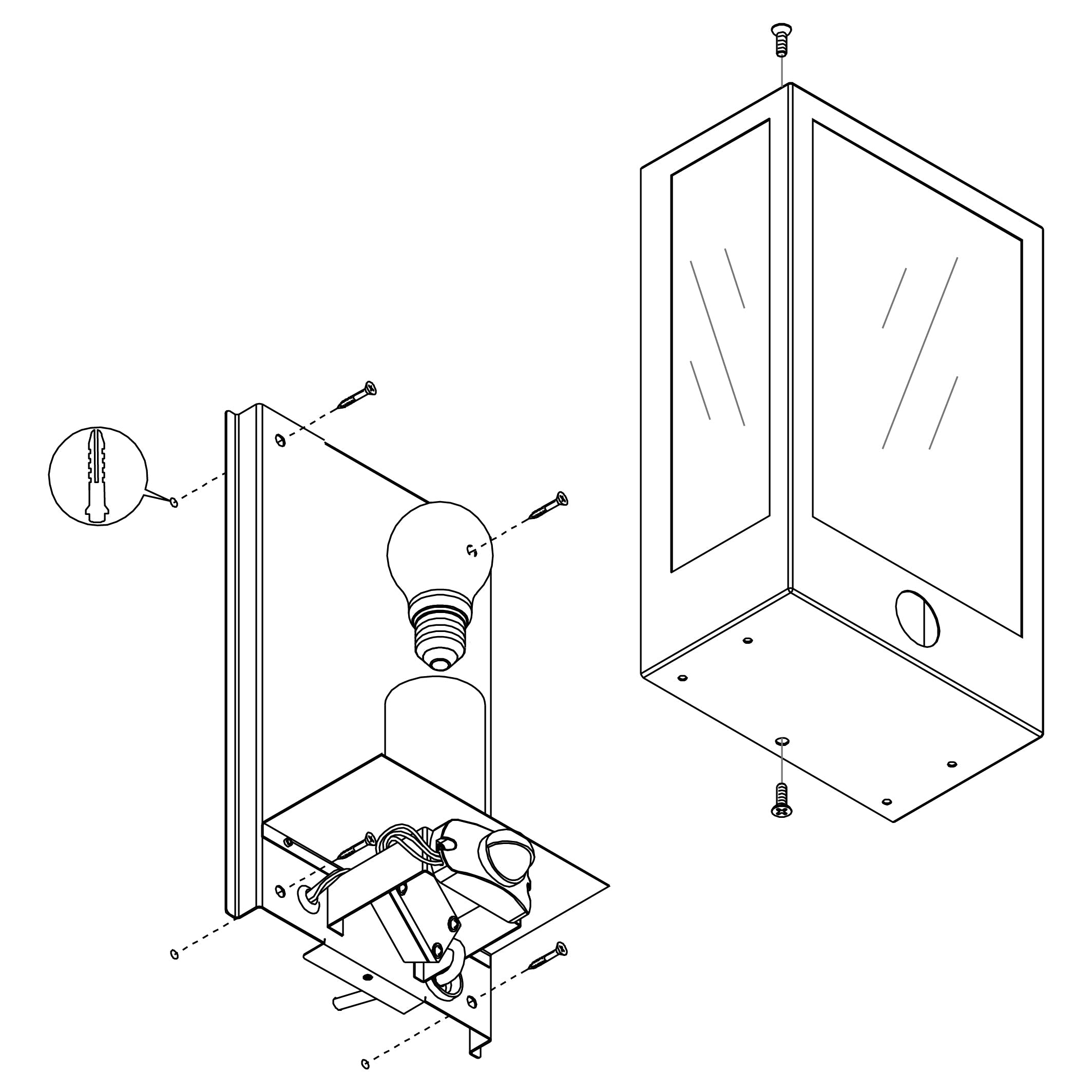 eglo alamonte black metal outdoor wall light ip44 Kitchen Lighting Close Up