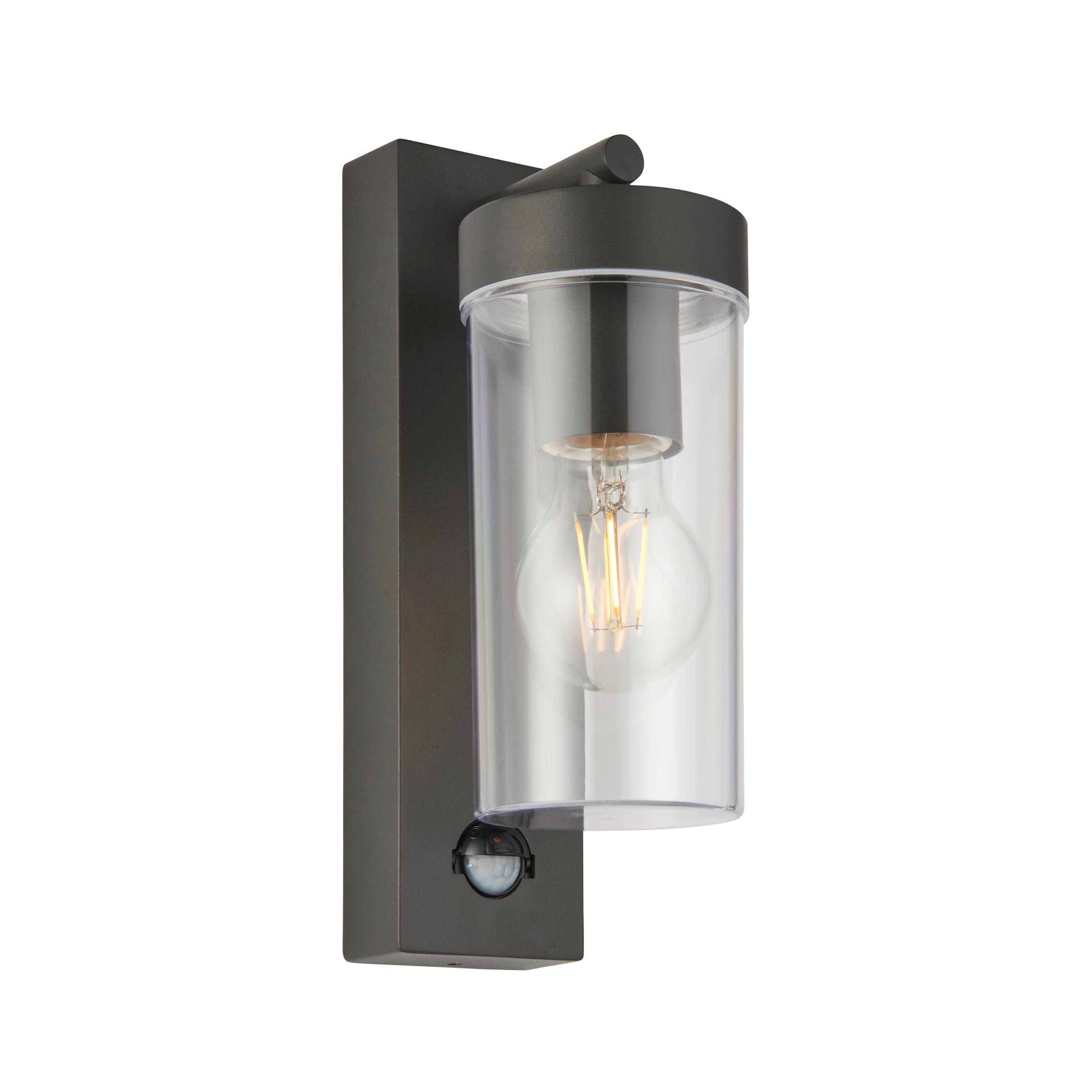 hayden pir sensor outdoor wall light p44 15wby saxby lighting