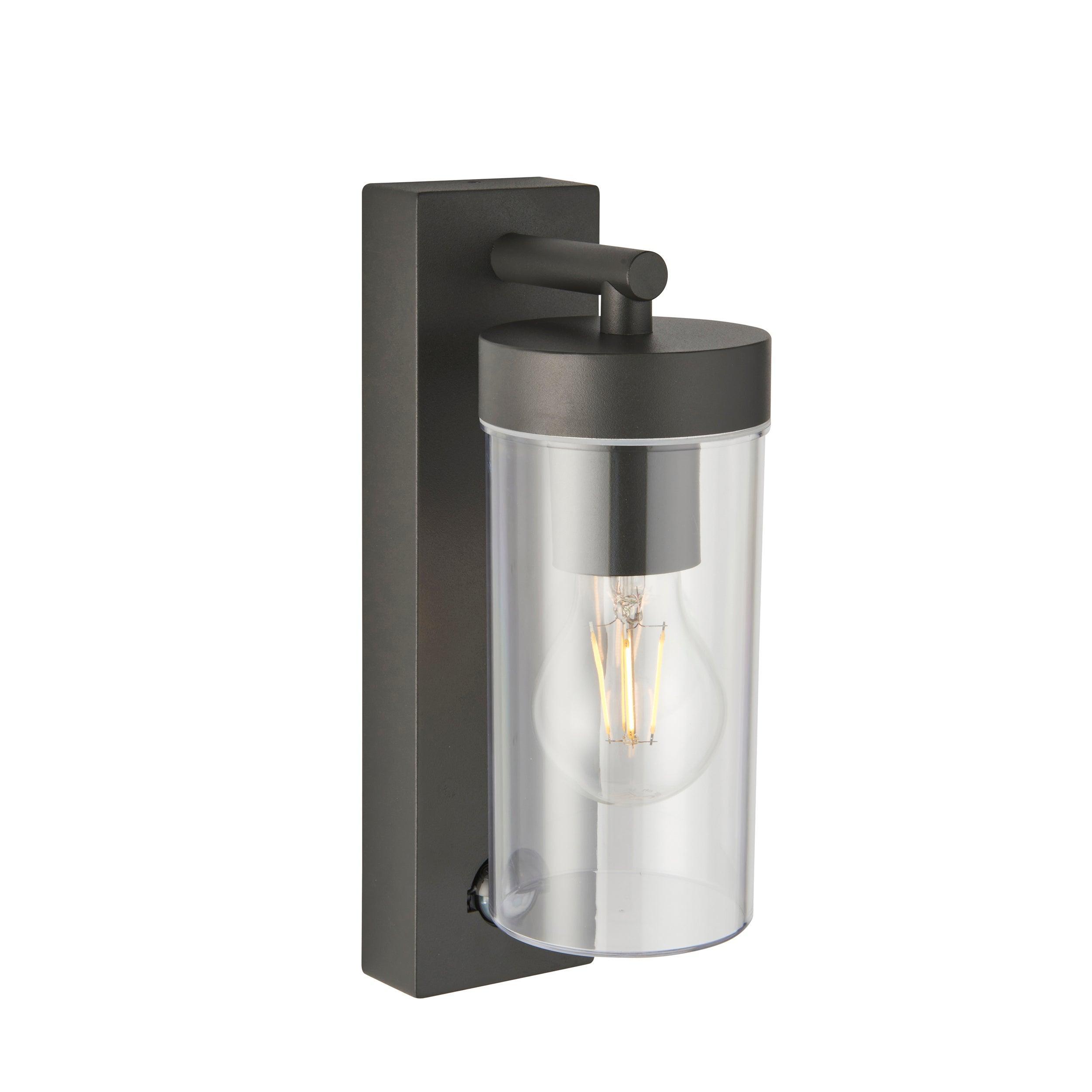 hayden pir sensor outdoor wall light p44 15w by saxby lighting, close up image 165
