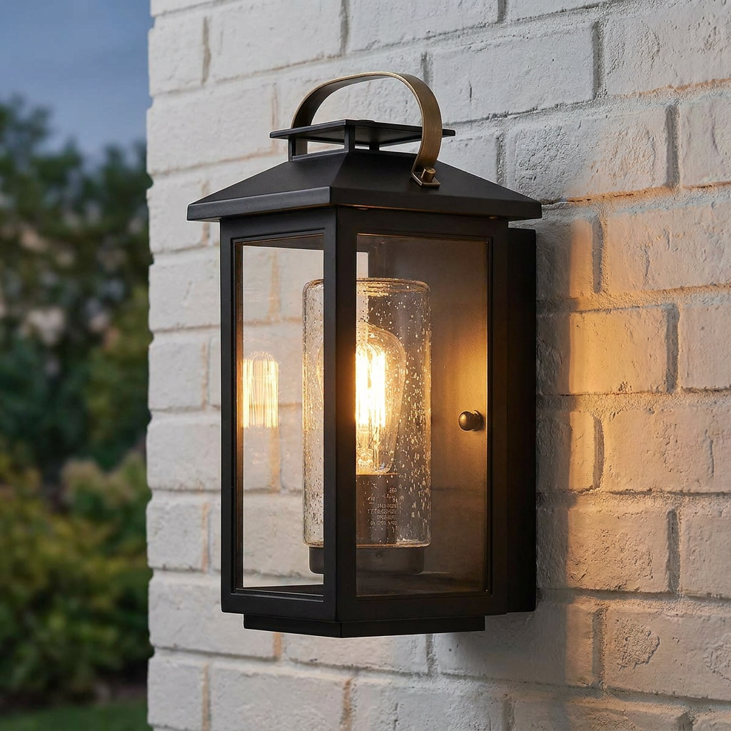 Atwater 1 Light Small Black Outdoor Wall Lantern