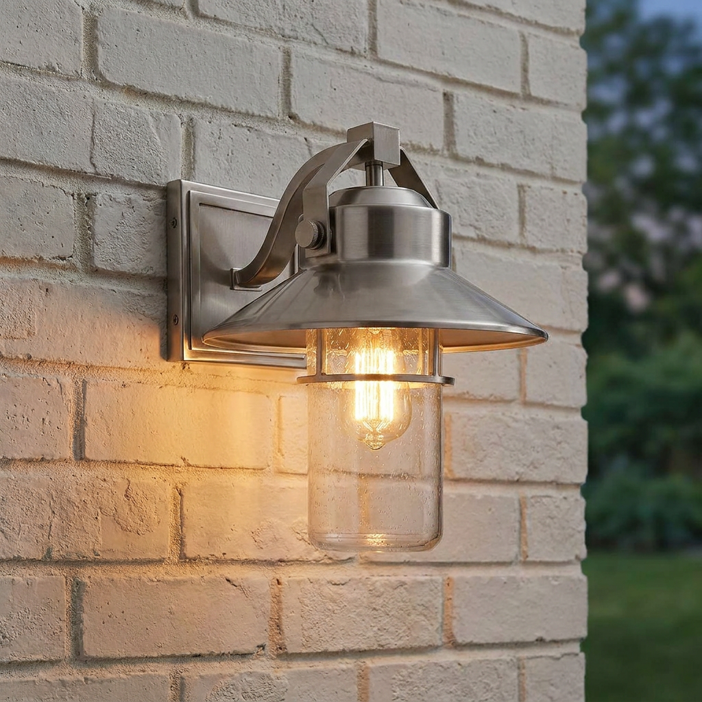 Boynton 1 Light Medium Steel Outdoor Wall Lantern