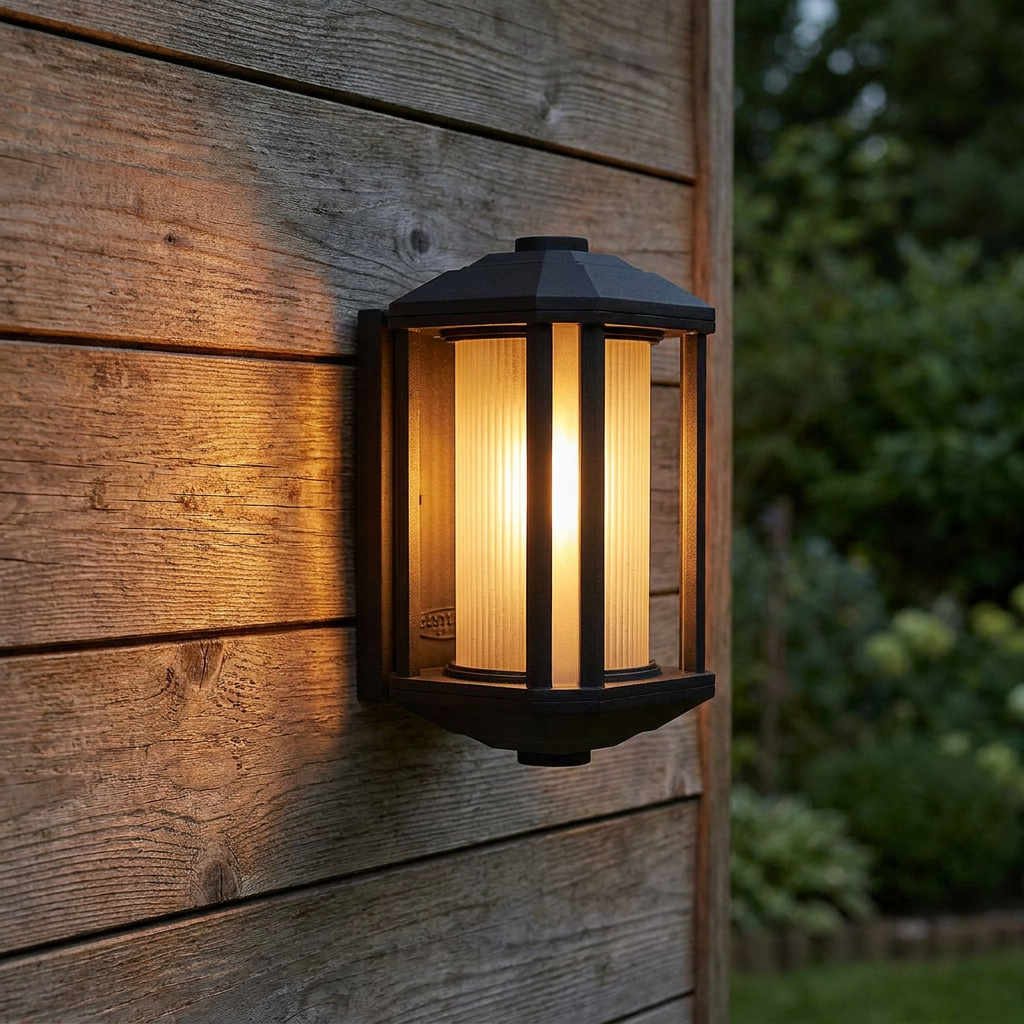 Castelle Black Small Outdoor Wall Lantern