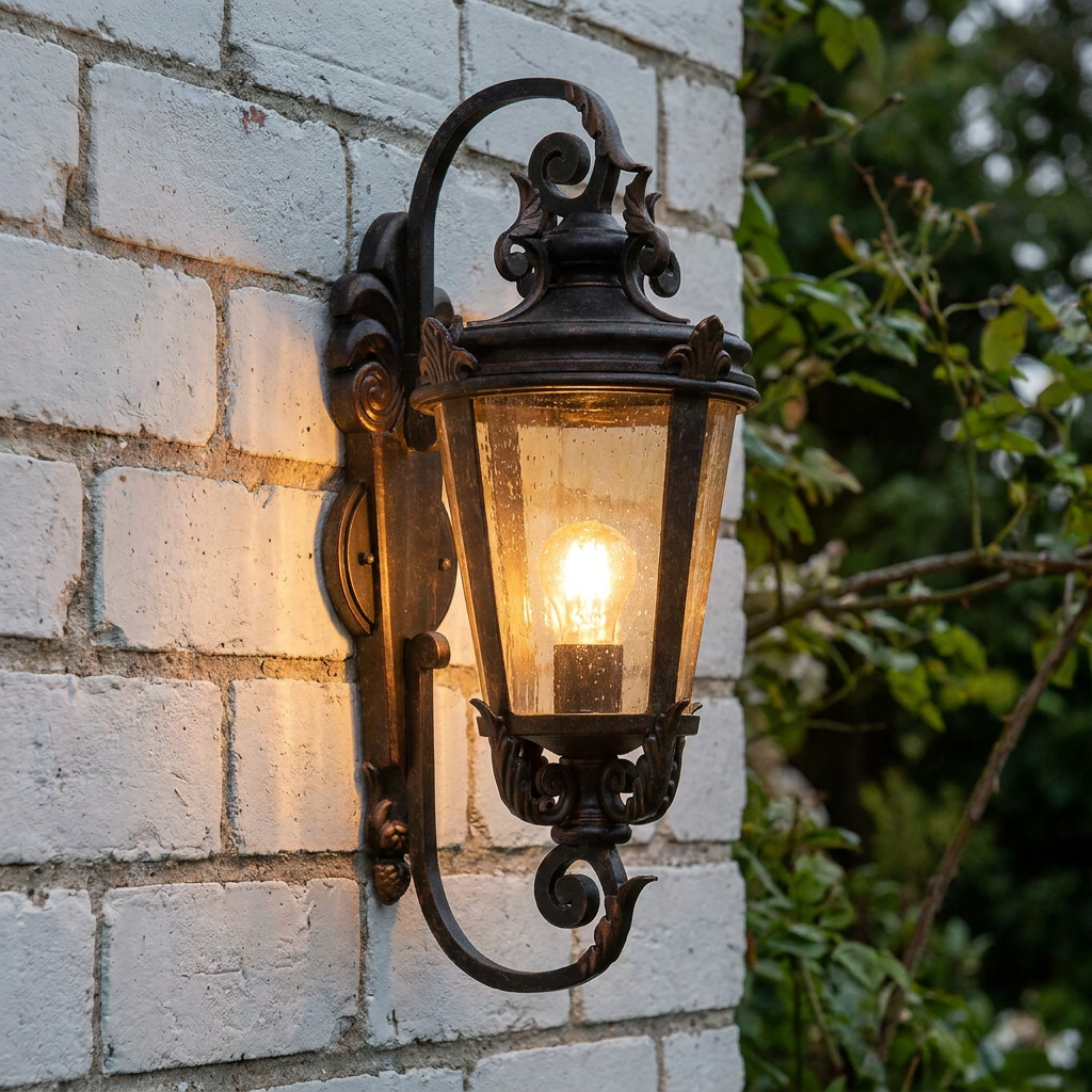 Elstead Baltimore Weathered Bronze Large Outdoor Wall Light