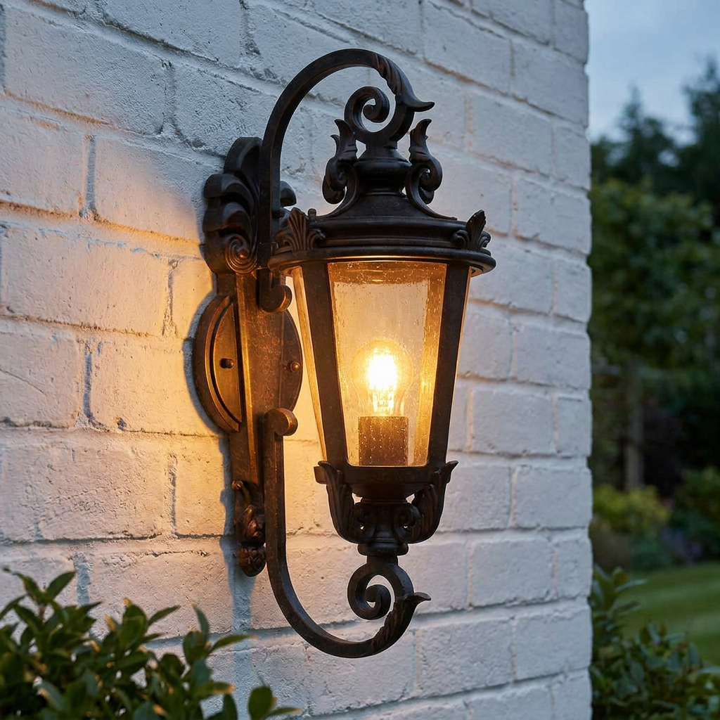 Elstead Baltimore Weathered Bronze Medium Outdoor Wall Light