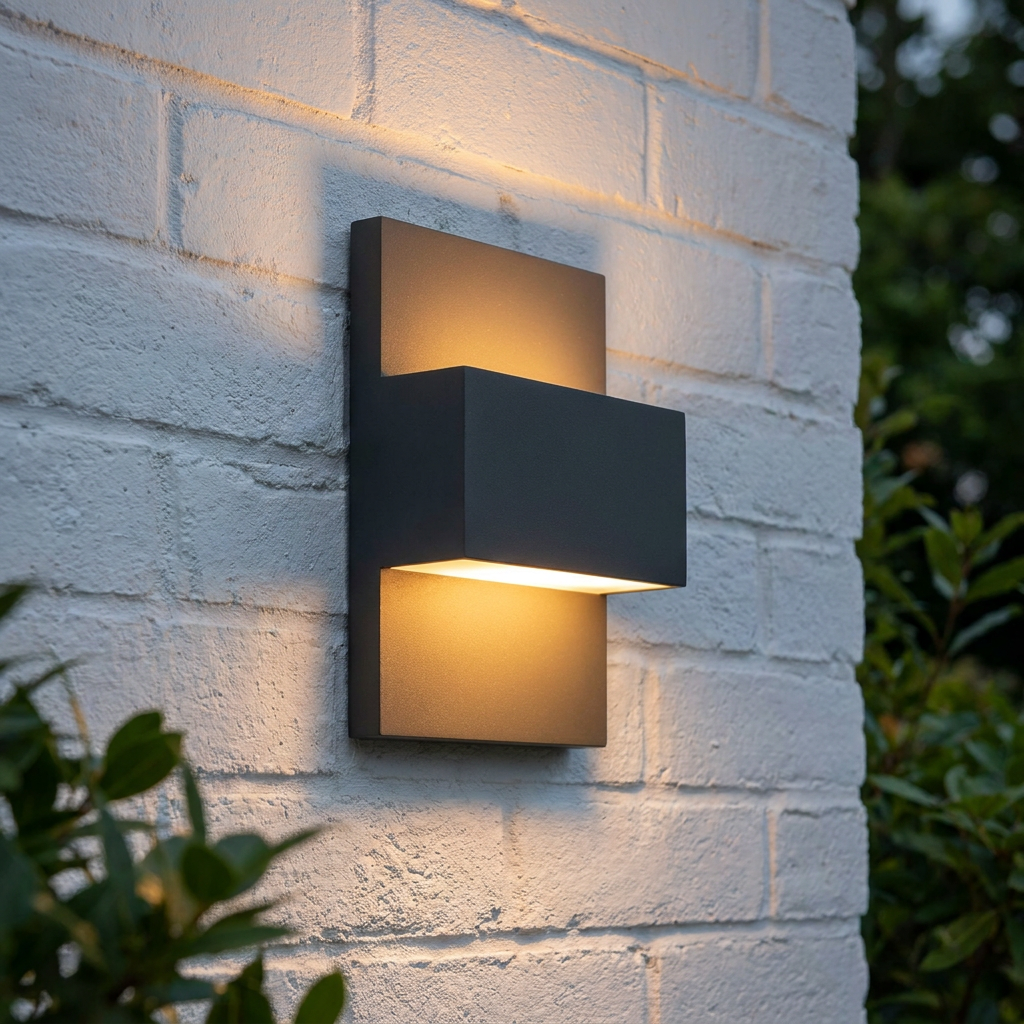 Elstead Geneve Graphite Outdoor Wall Light