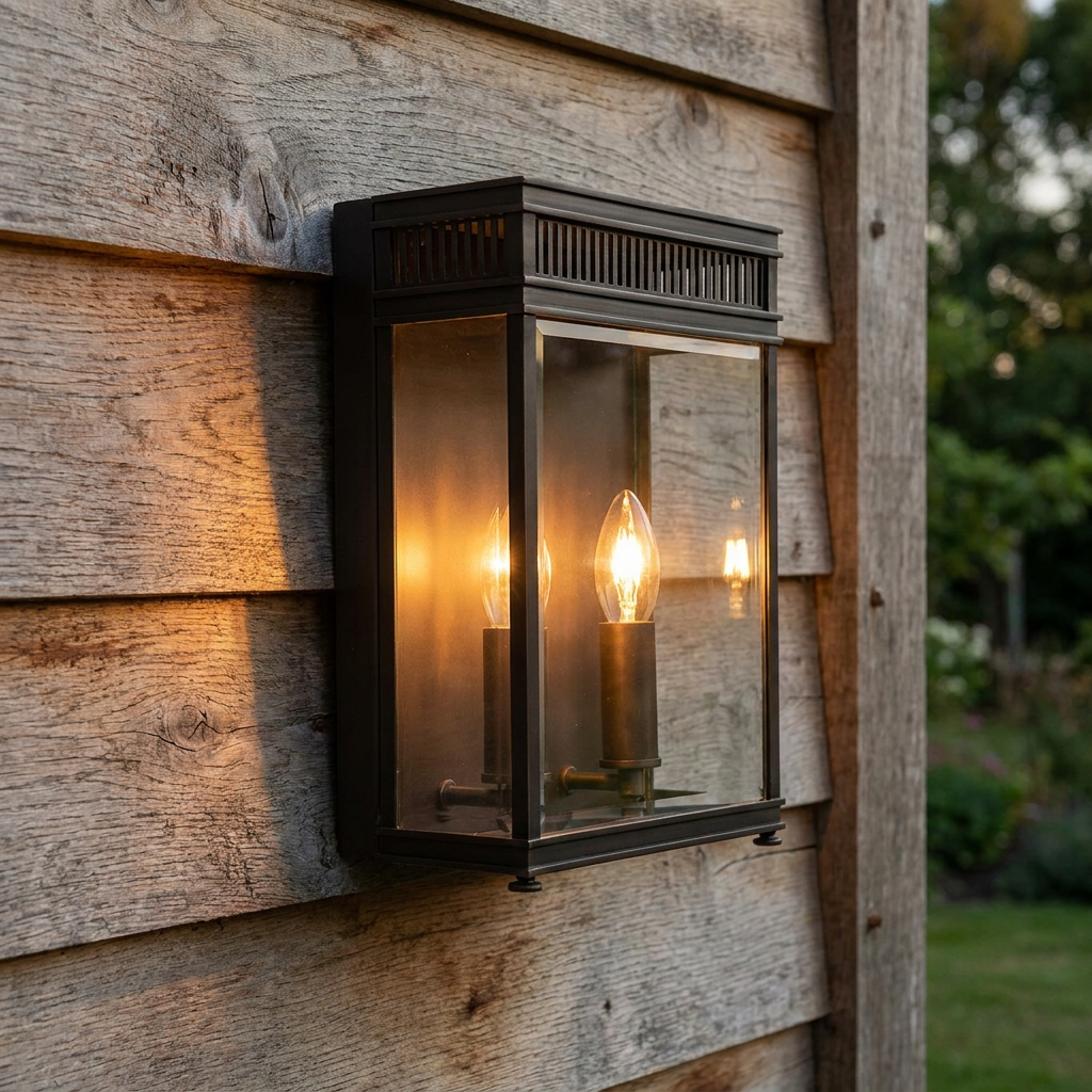 Elstead Holborn Dark Bronze Medium Outdoor Wall Light