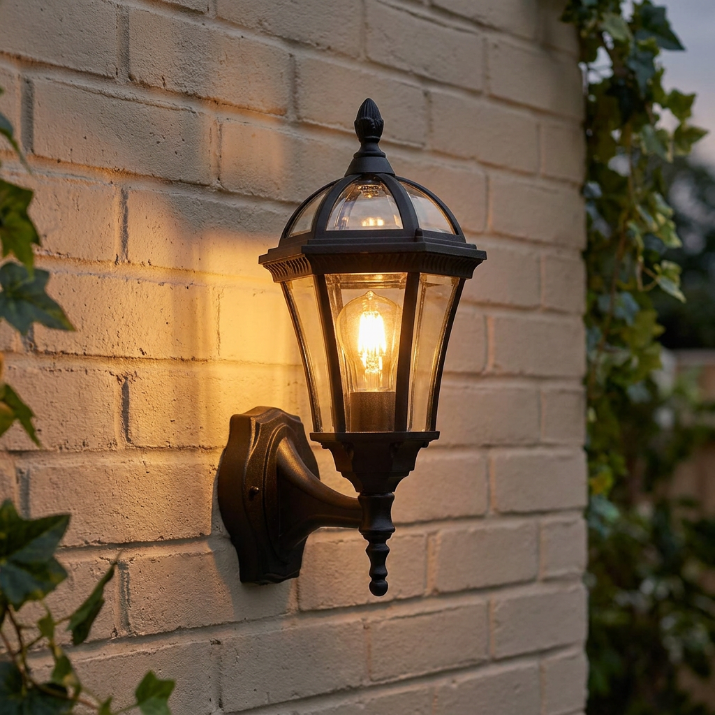 Elstead Ledbury Black Outdoor Wall Light