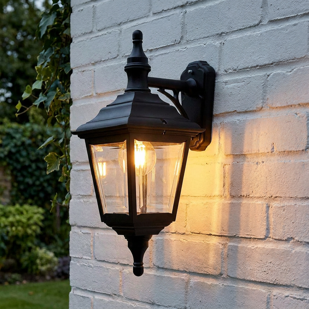 Elstead Lighting Kerry 1 Light Black Outdoor Wall Light