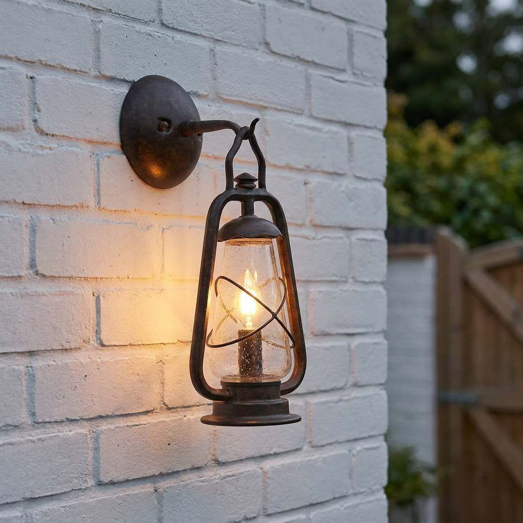 Elstead Miners Old Bronze Outdoor Wall Light