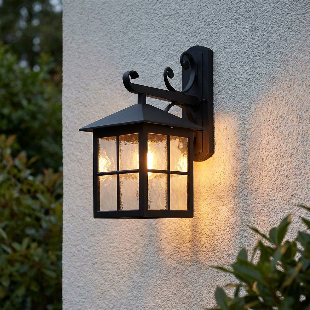Elstead Winchester Black Outdoor Large Wall Light